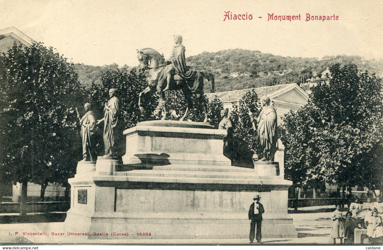 -2A-CORSE-  AJACCIO -   Monument. Bonaparte - Ajaccio
