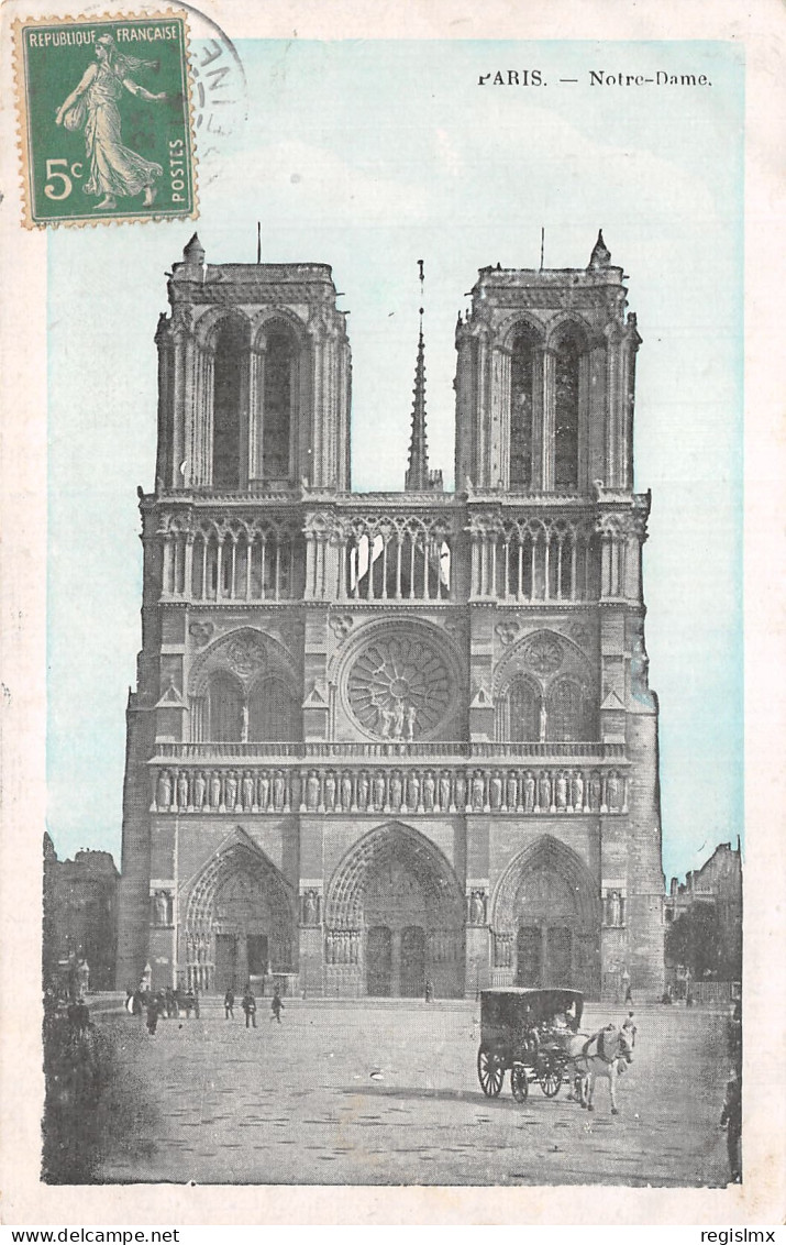 75-PARIS NOTRE DAME-N°T1044-H/0197 - Notre Dame Von Paris