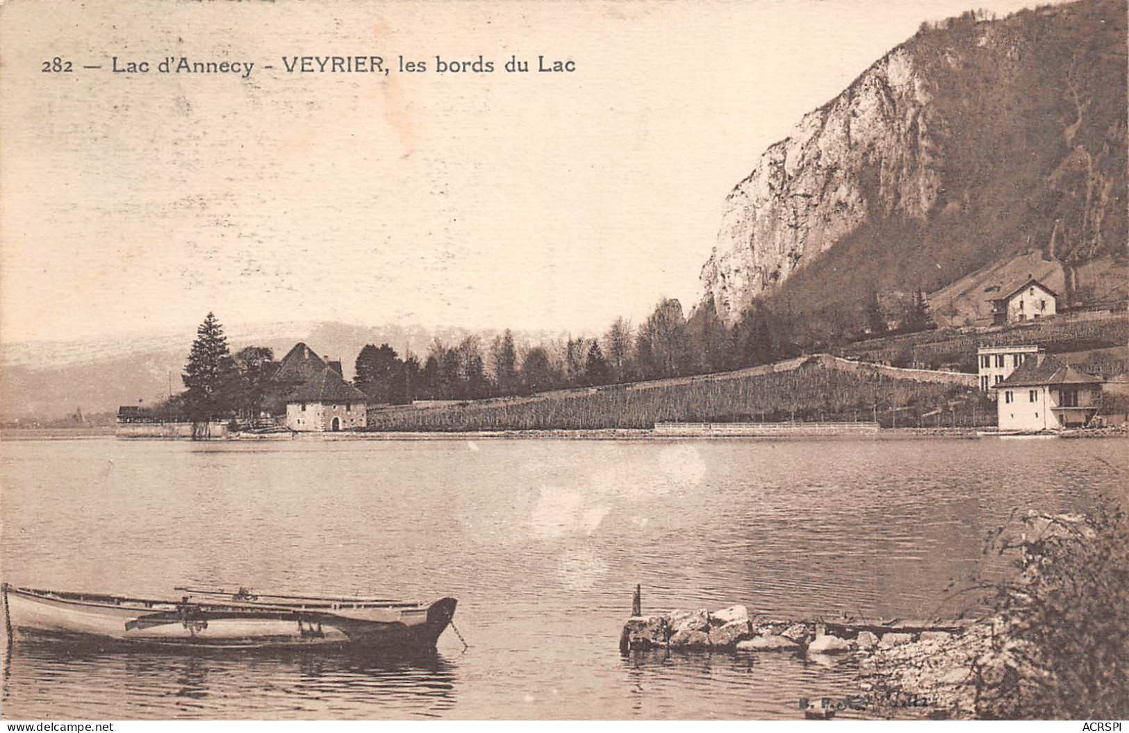VEYRIER  Barque Au Bord Du Lac  19 (scan Recto-verso)MA2296Vic - Veyrier