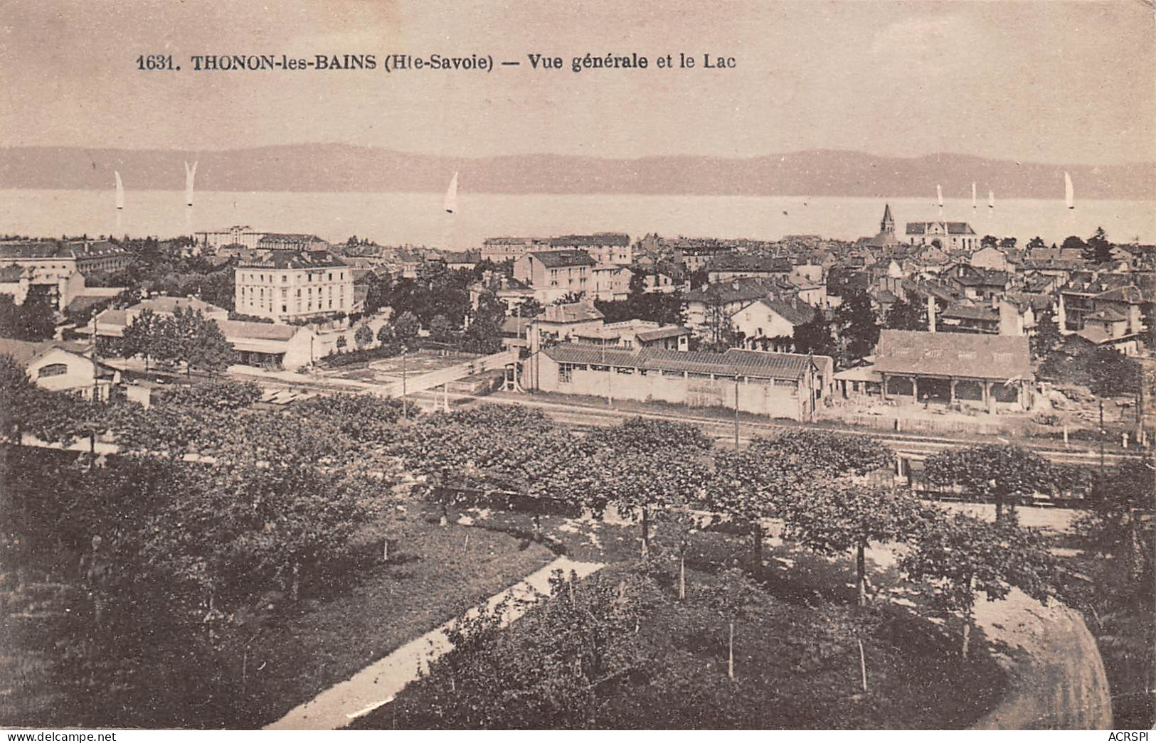 THONON LES BAINS Vue Panoramique   29 (scan Recto-verso)MA2296Vic - Thonon-les-Bains