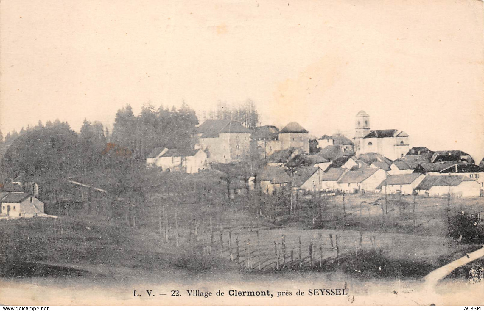 SEYSSEL  Le Village De Clermont  36 (scan Recto-verso)MA2296Vic - Seyssel