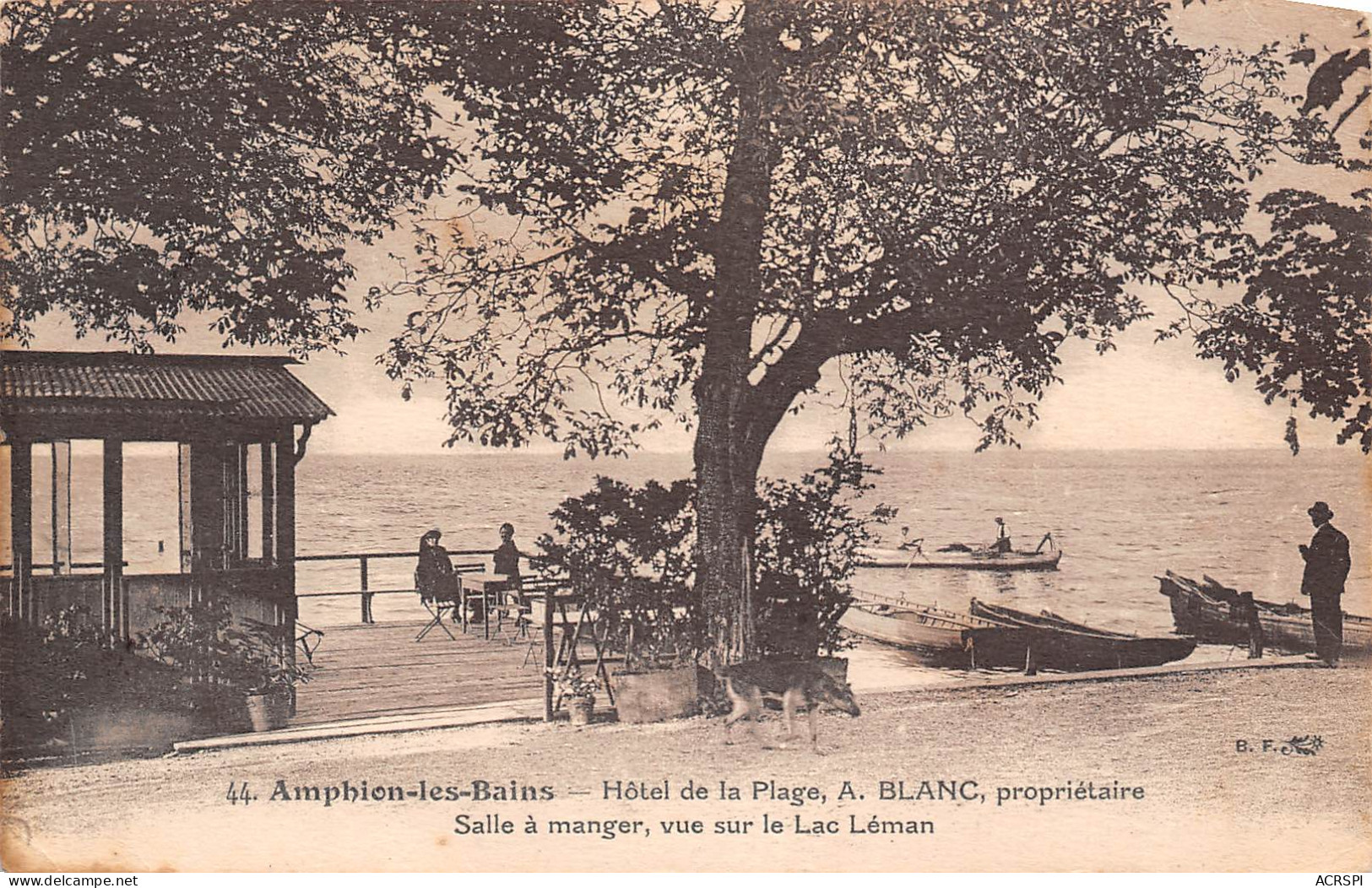 AMPHION LES BAINS PUBLIER  Hotel De La Plage  39 (scan Recto-verso)MA2296Vic - Other & Unclassified