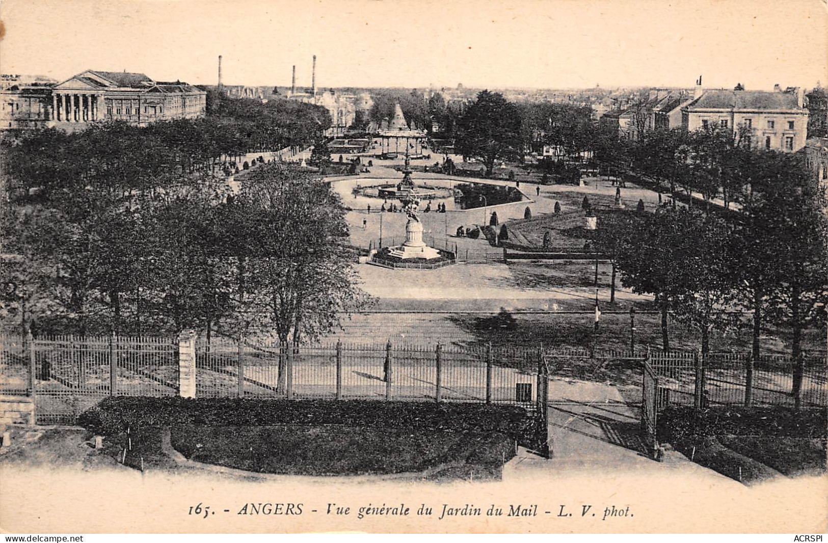 ANGERS Jardins Du Mail  47 (scan Recto-verso)MA2296Vic - Angers