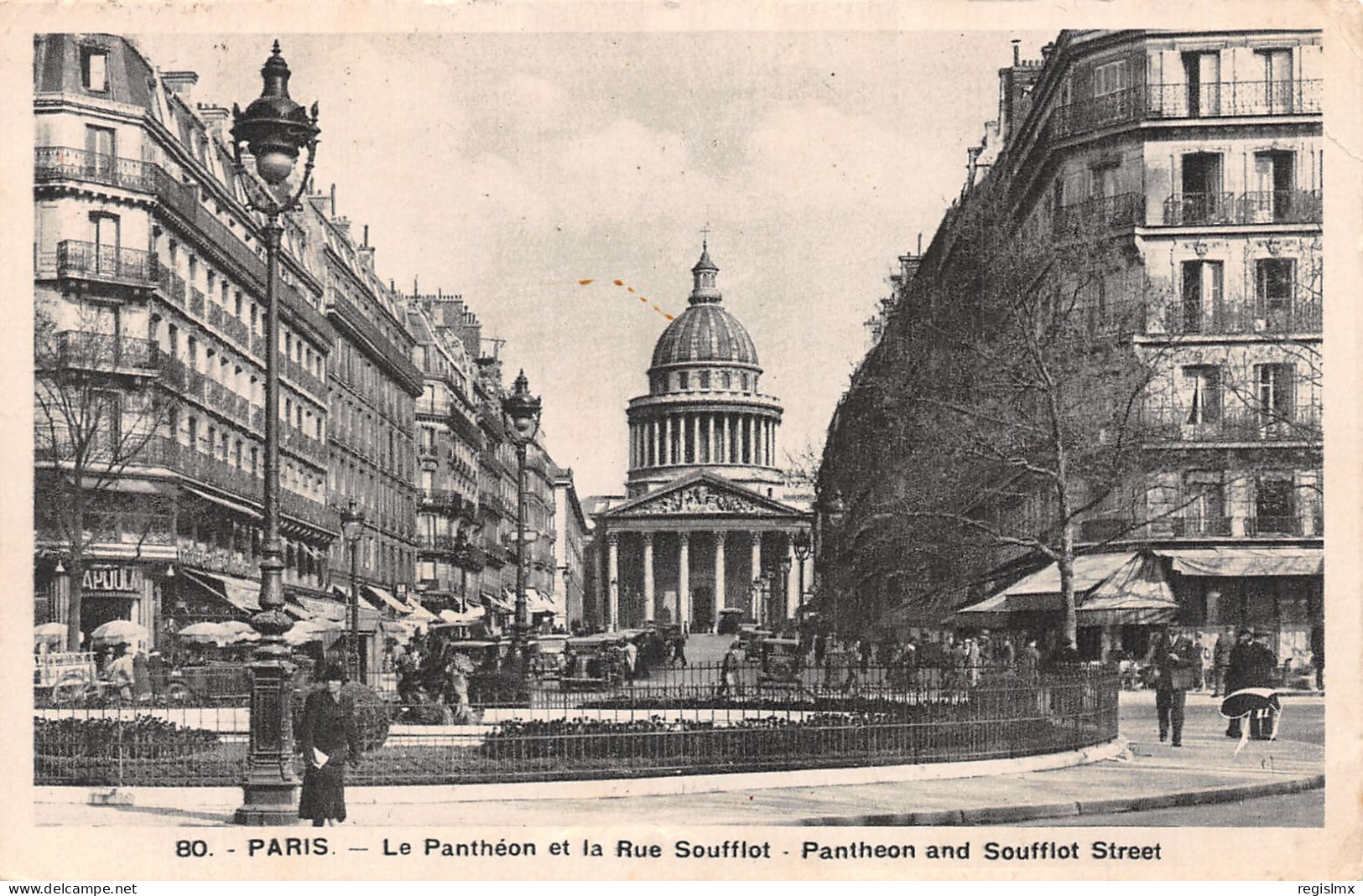 75-PARIS LE PANTHEON ET LA RUE SOUFFLOT-N°T1044-H/0049 - Panthéon
