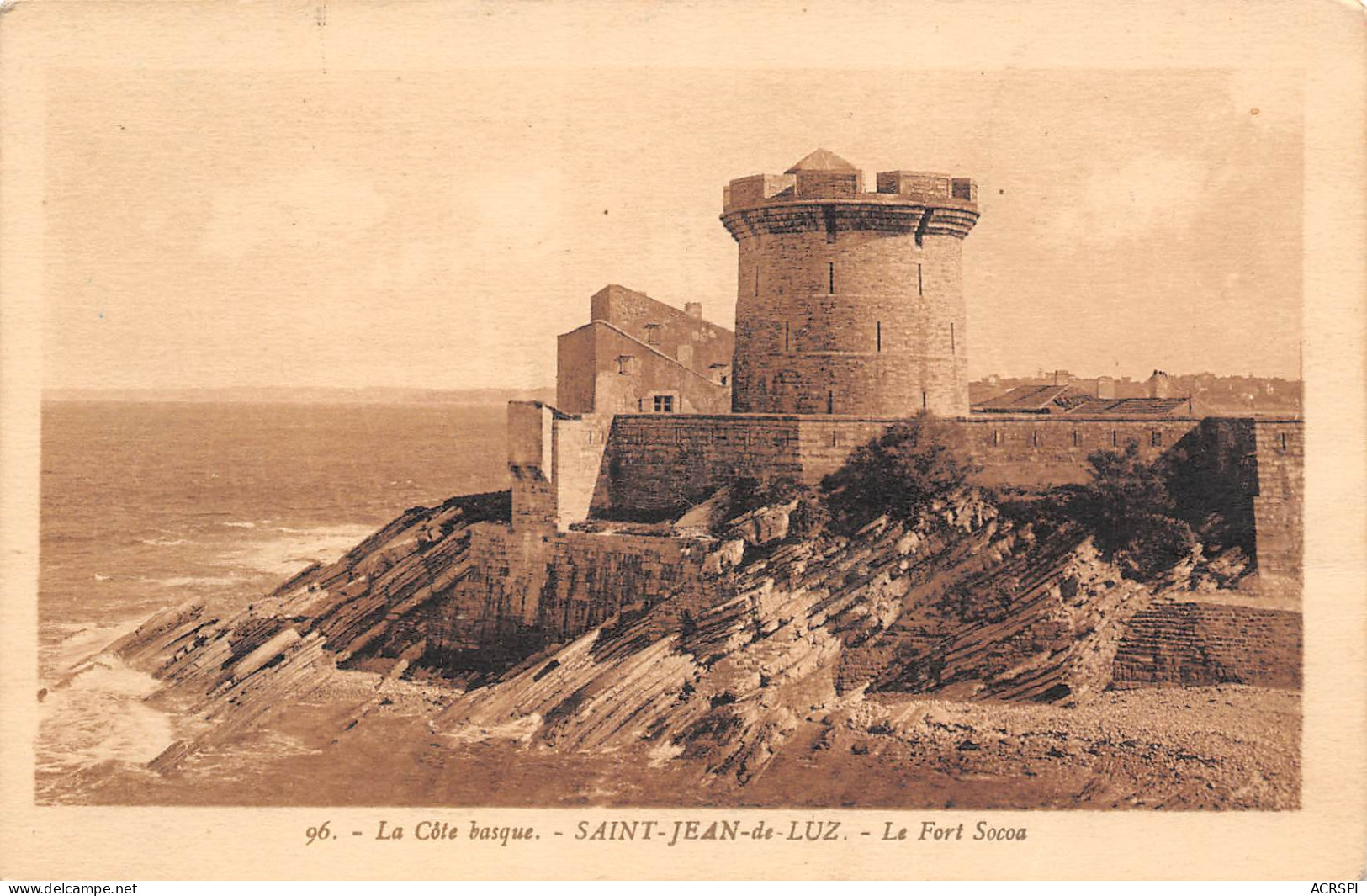 SAINT JEAN DE LUZ  Le Fort De SOCOA   12 (scan Recto-verso)MA2297 - Saint Jean De Luz