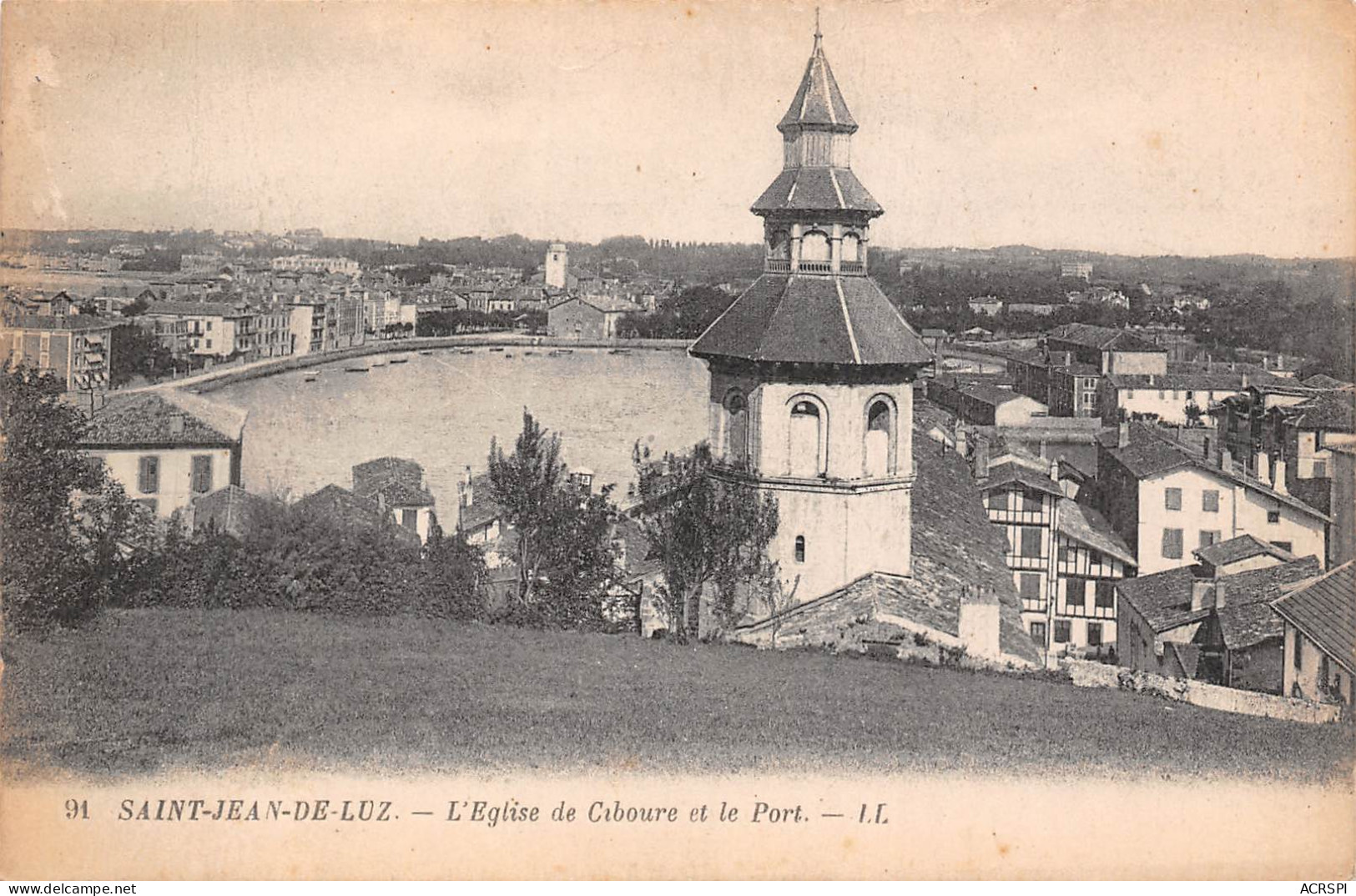 SAINT JEAN DE LUZ  L'église De CIBOURG  14 (scan Recto-verso)MA2297 - Ciboure