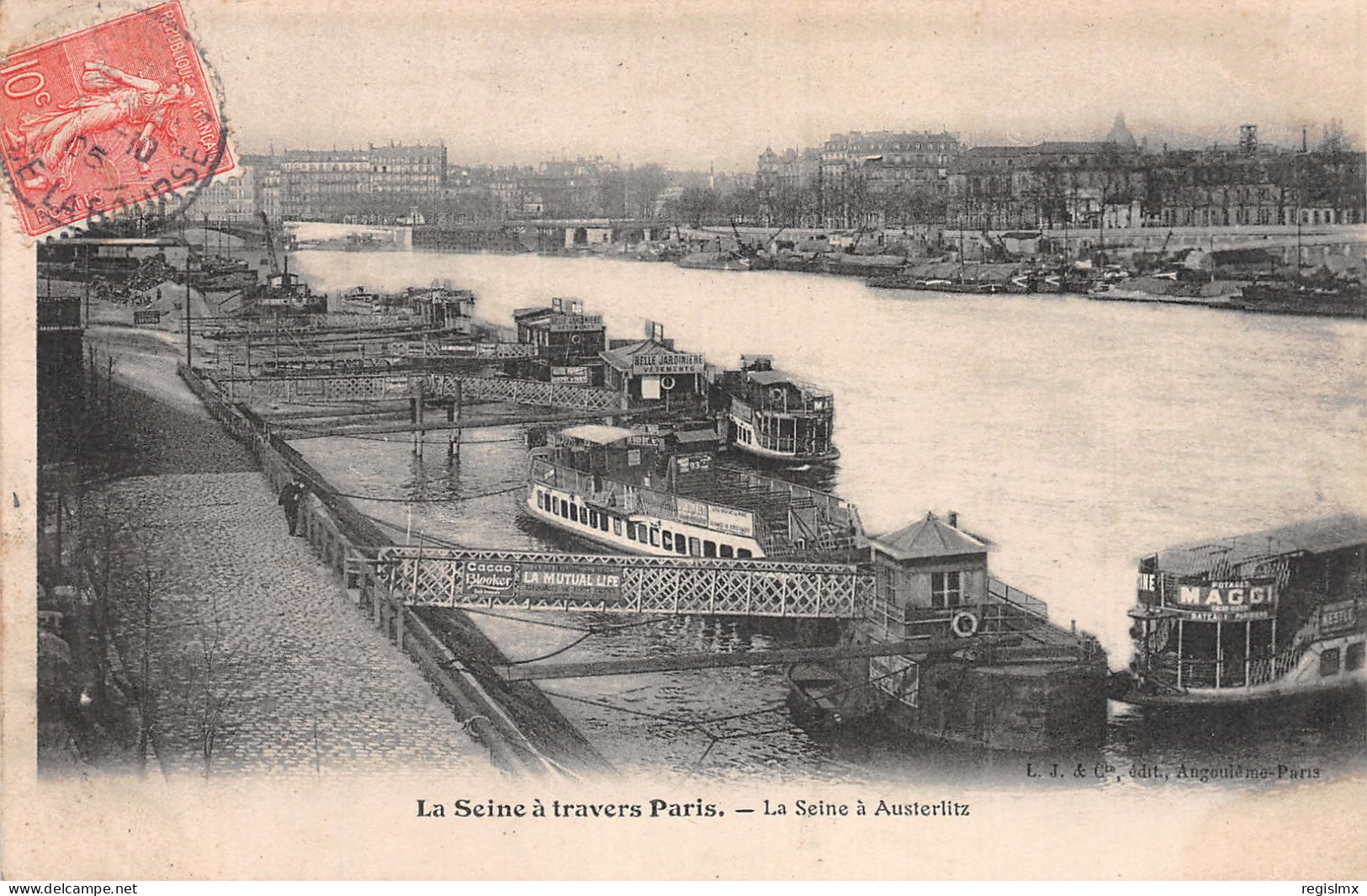 75-PARIS LA SEINE A AUSTERLITZ-N°T1044-G/0337 - Le Anse Della Senna