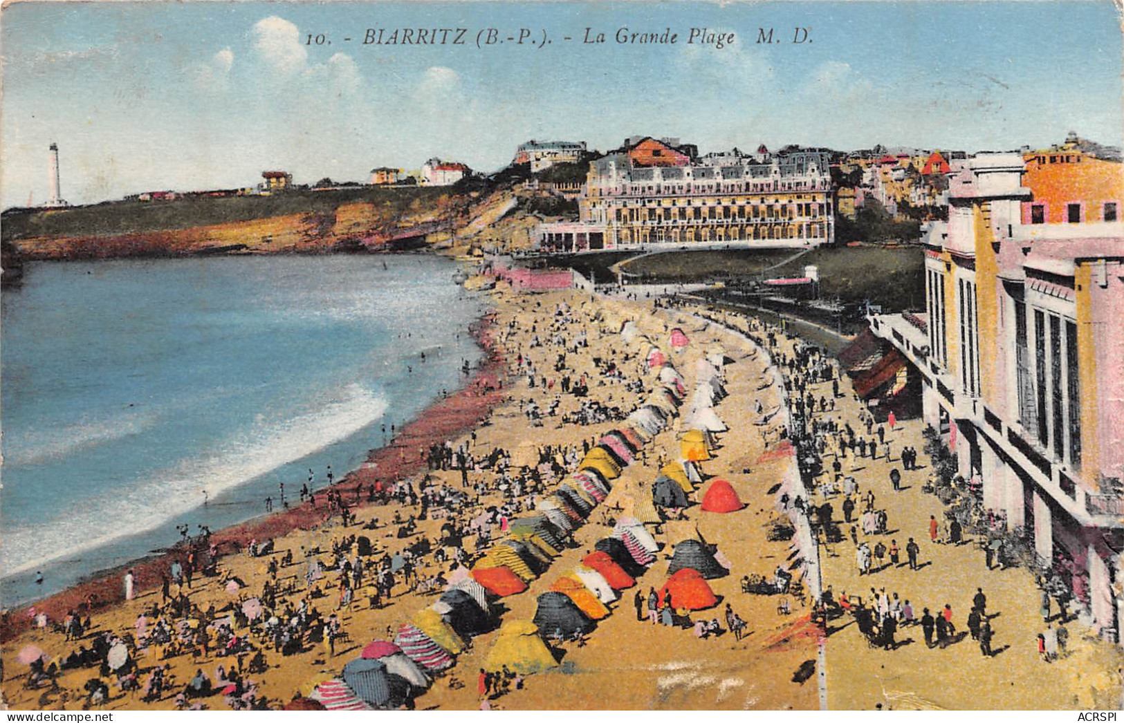 BIARRITZ  La Grande Plage  28 (scan Recto-verso)MA2297 - Biarritz