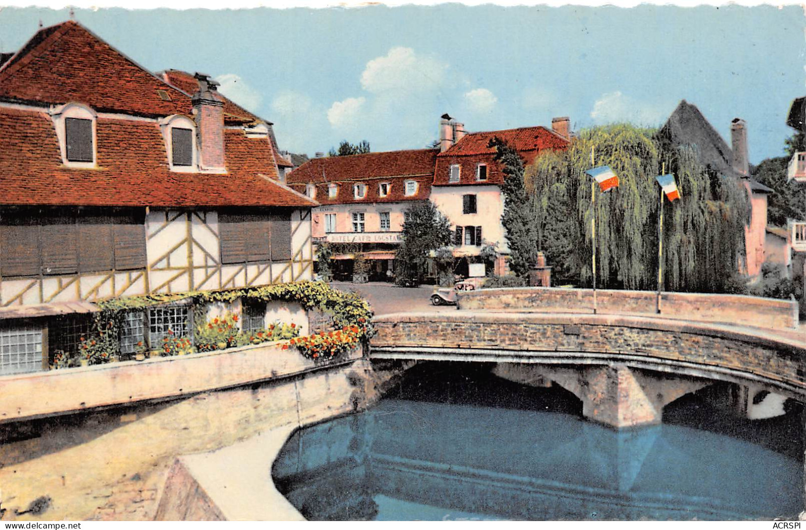 Salies-de-Béarn  Le Pont De La Lune Sur Le SALEYS  38 (scan Recto-verso)MA2297 - Salies De Bearn