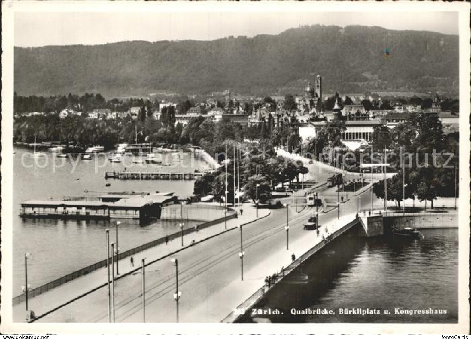 12229744 Zuerich Quaibruecke Buerkliplatz Kongresshaus Zuerich - Other & Unclassified