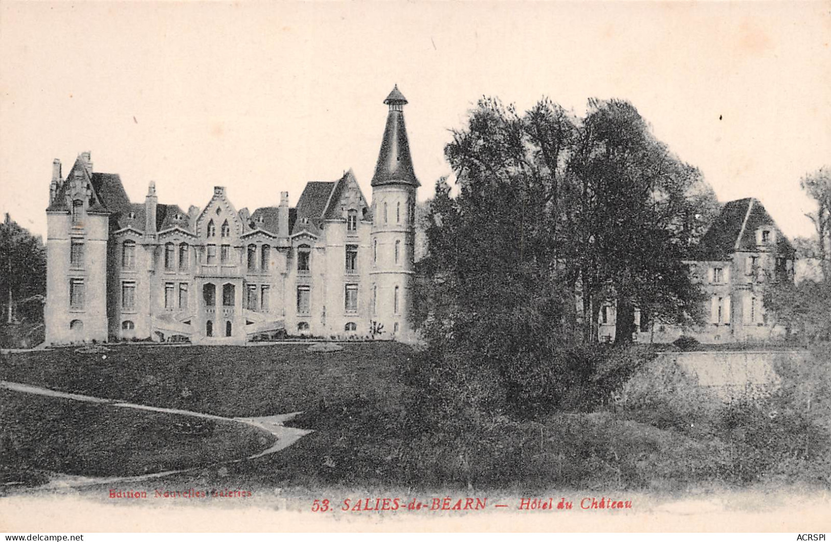 Salies-de-Béarn  Hotel Du Chateau   43 (scan Recto-verso)MA2297 - Salies De Bearn