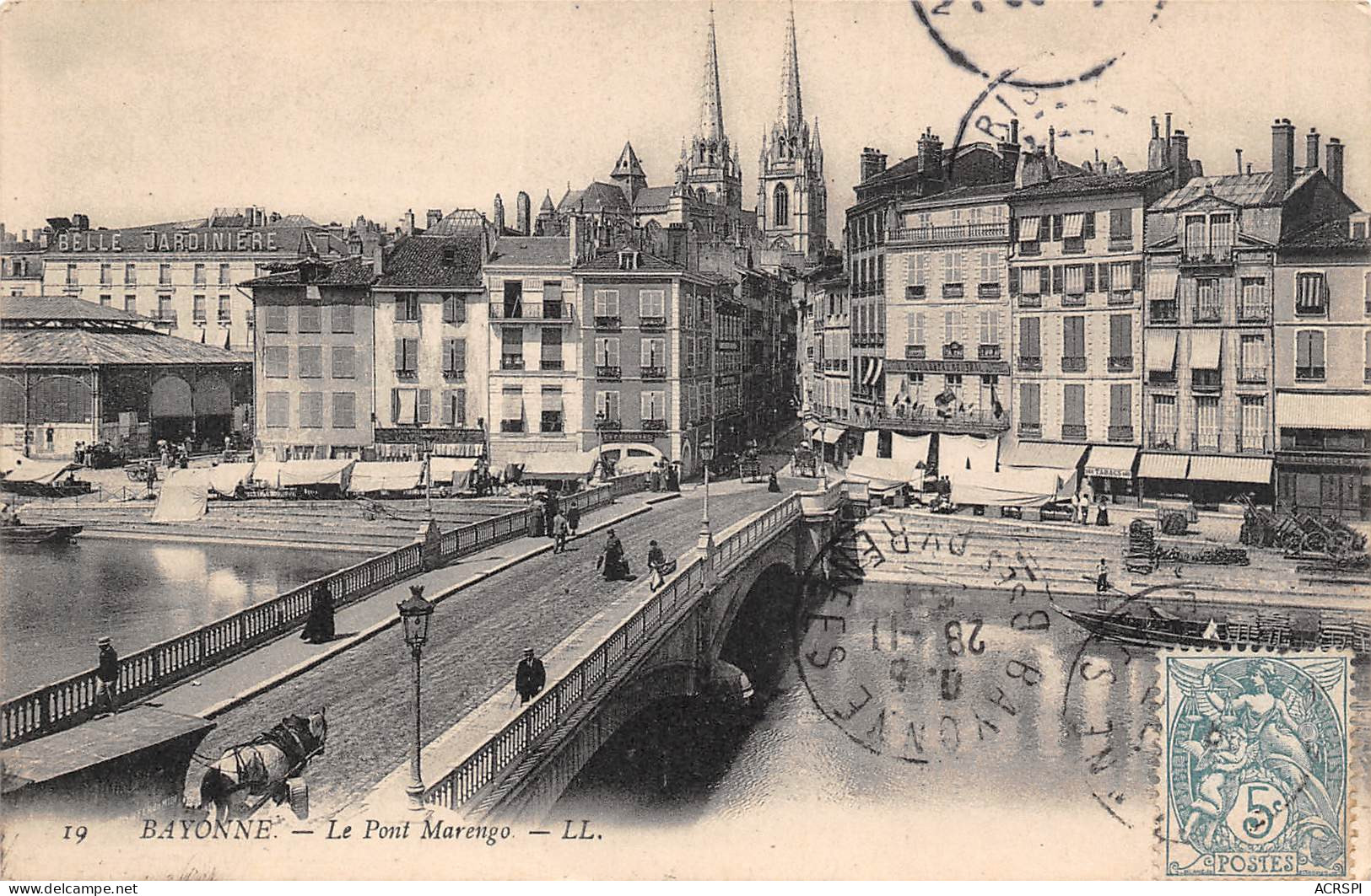 BAYONNE  Le Pont MARENGO  50 (scan Recto-verso)MA2297 - Bayonne