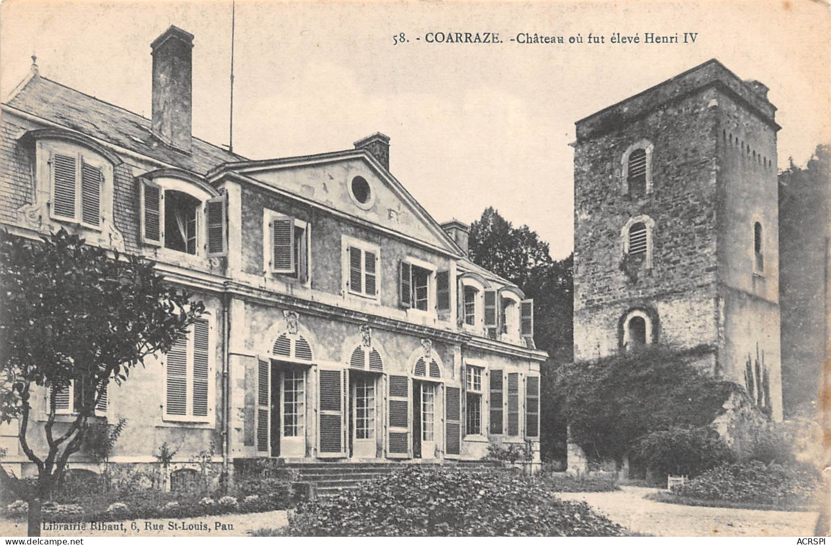 COARRAZE  Chateau Ou Fut élévé Henri Quatre   53 (scan Recto-verso)MA2297 - Bayonne