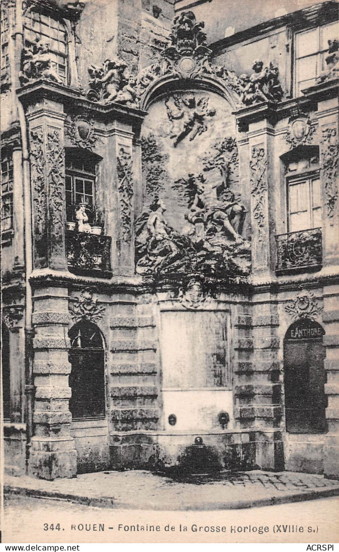 ROUEN Fontaine De La Grosse Horloge  3   (scan Recto-verso)MA2297Bis - Rouen