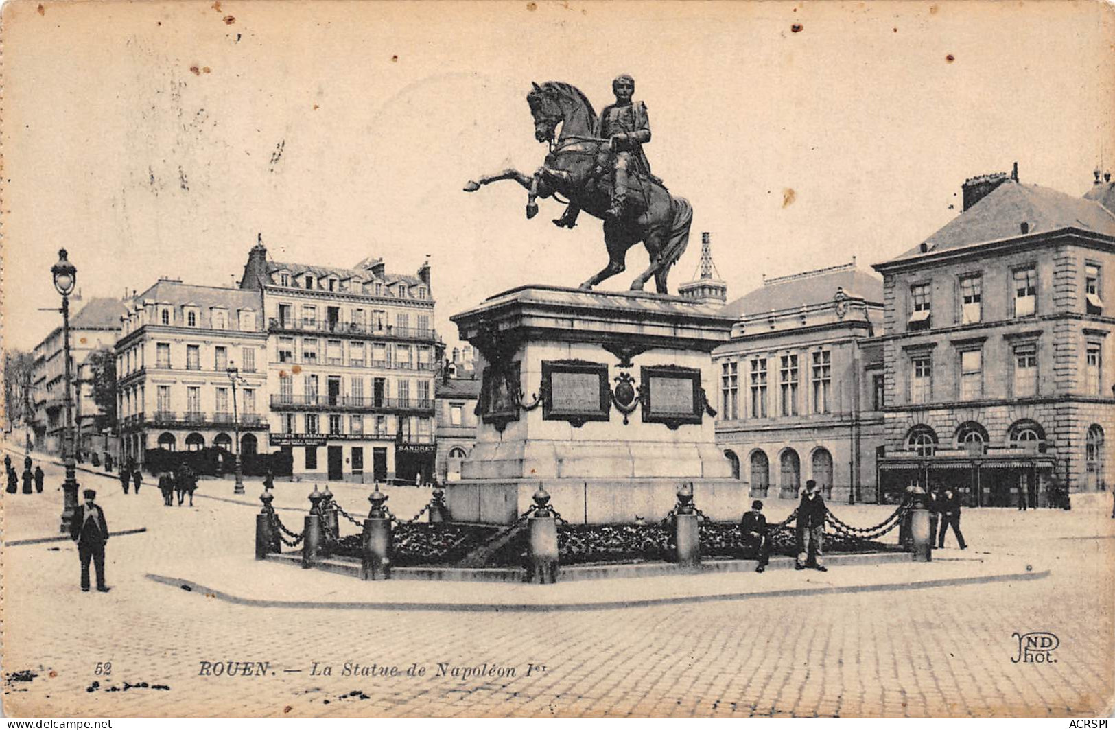 ROUEN  Statue De Napoleon   14 (scan Recto-verso)MA2297Bis - Rouen
