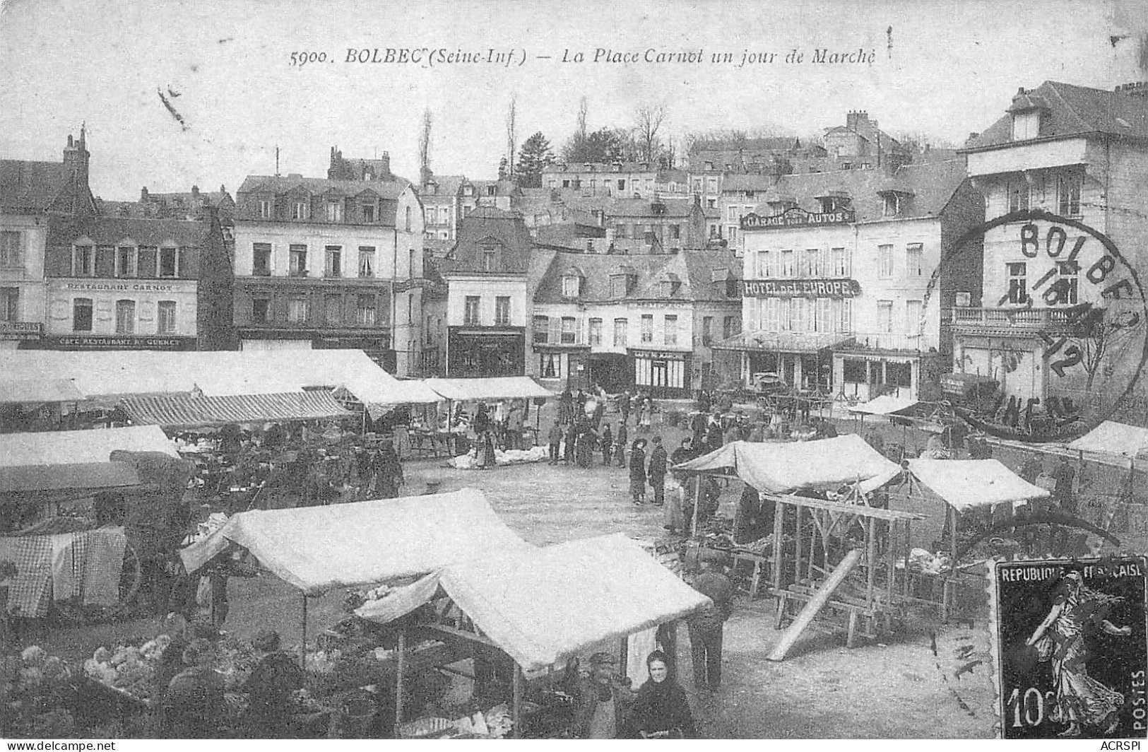 BOLBEC  Jour De Marché  70 (scan Recto-verso)MA2297Bis - Bolbec