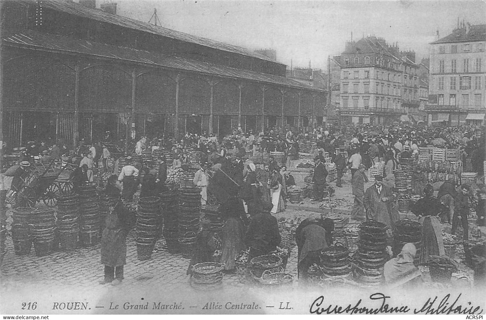 ROUEN  Grand Marché  71 (scan Recto-verso)MA2297Bis - Rouen