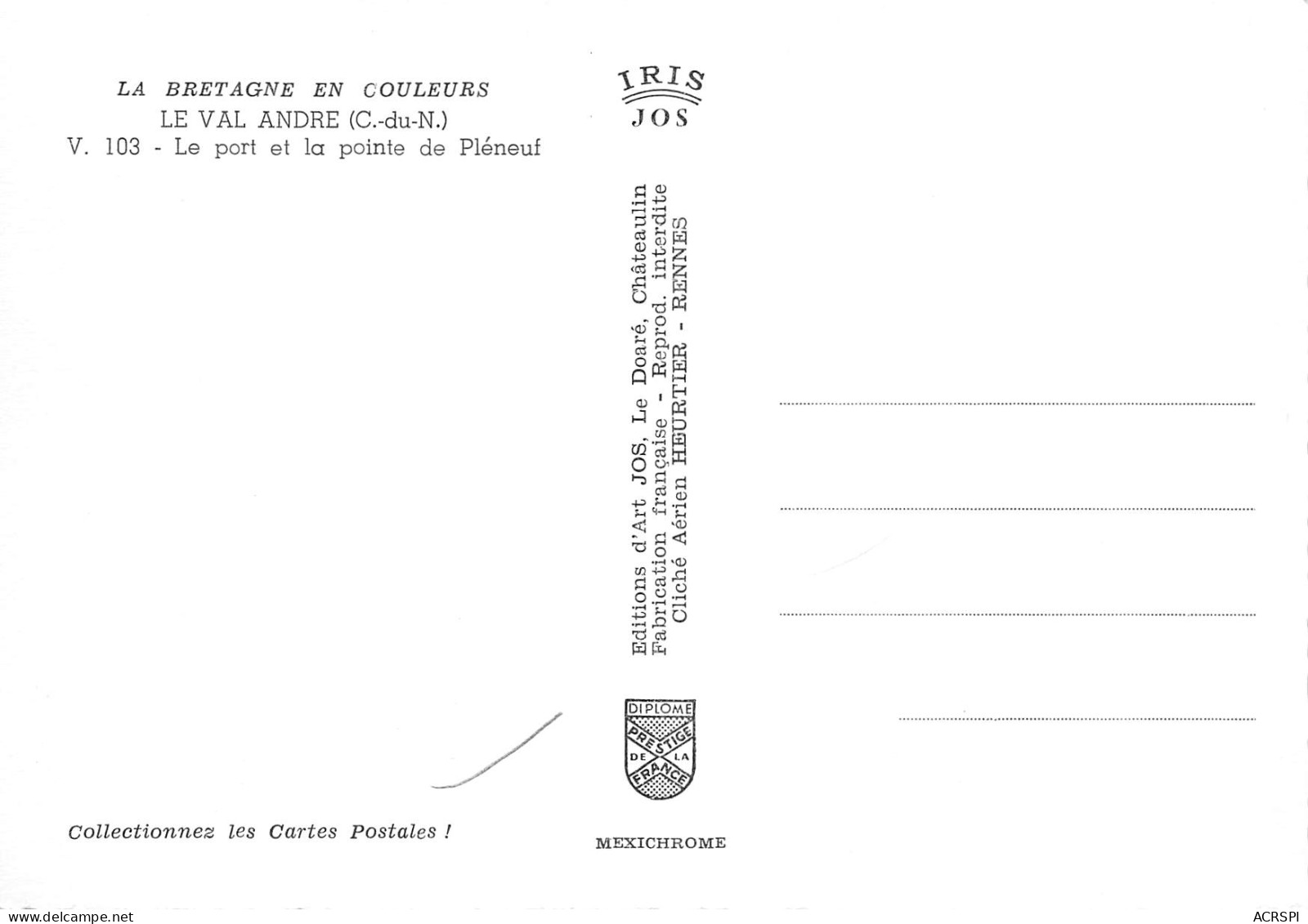LE VAL ANDRE  PLENEUF Port Et Pointe De Pleneuf    2   (scan Recto-verso)MA2297Ter - Pléneuf-Val-André