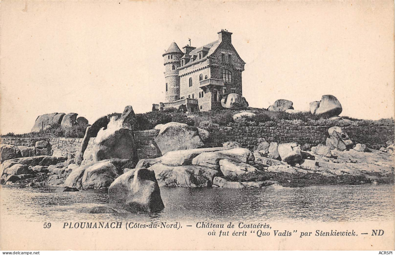 Perros Guirec Ploumanac'h   Le Chateau   31 (scan Recto-verso)MA2297Ter - Perros-Guirec