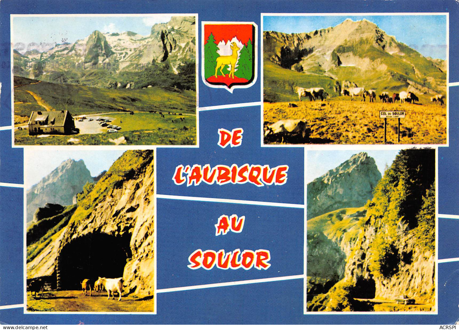 Col De L'aubisque Au SOULOR  Laruns Argelès-Gazost  24 (scan Recto-verso)MA2297Und - Argeles Gazost