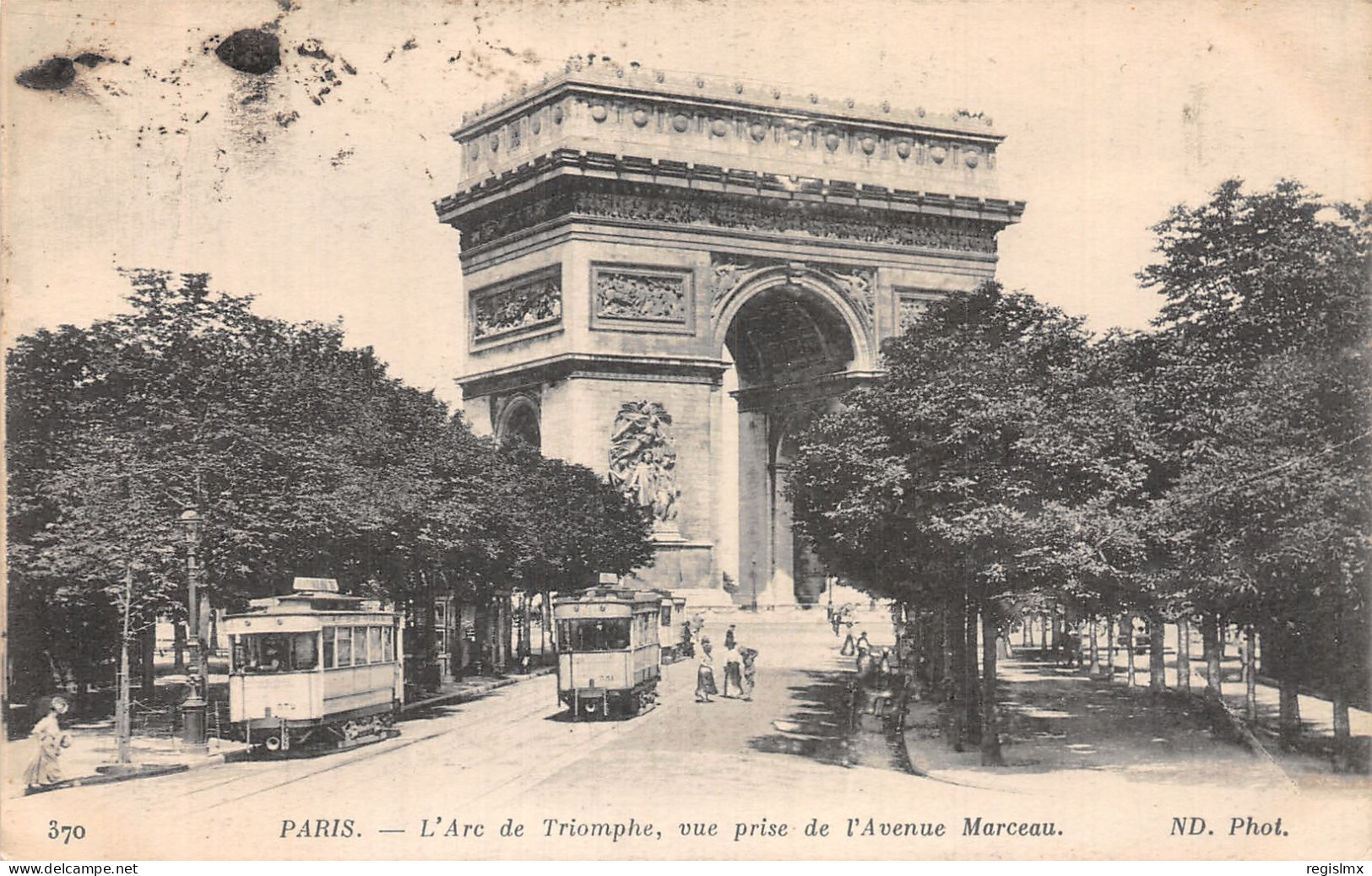 75-PARIS ARC DE TRIOMPHE -N°T1045-B/0075 - Arc De Triomphe