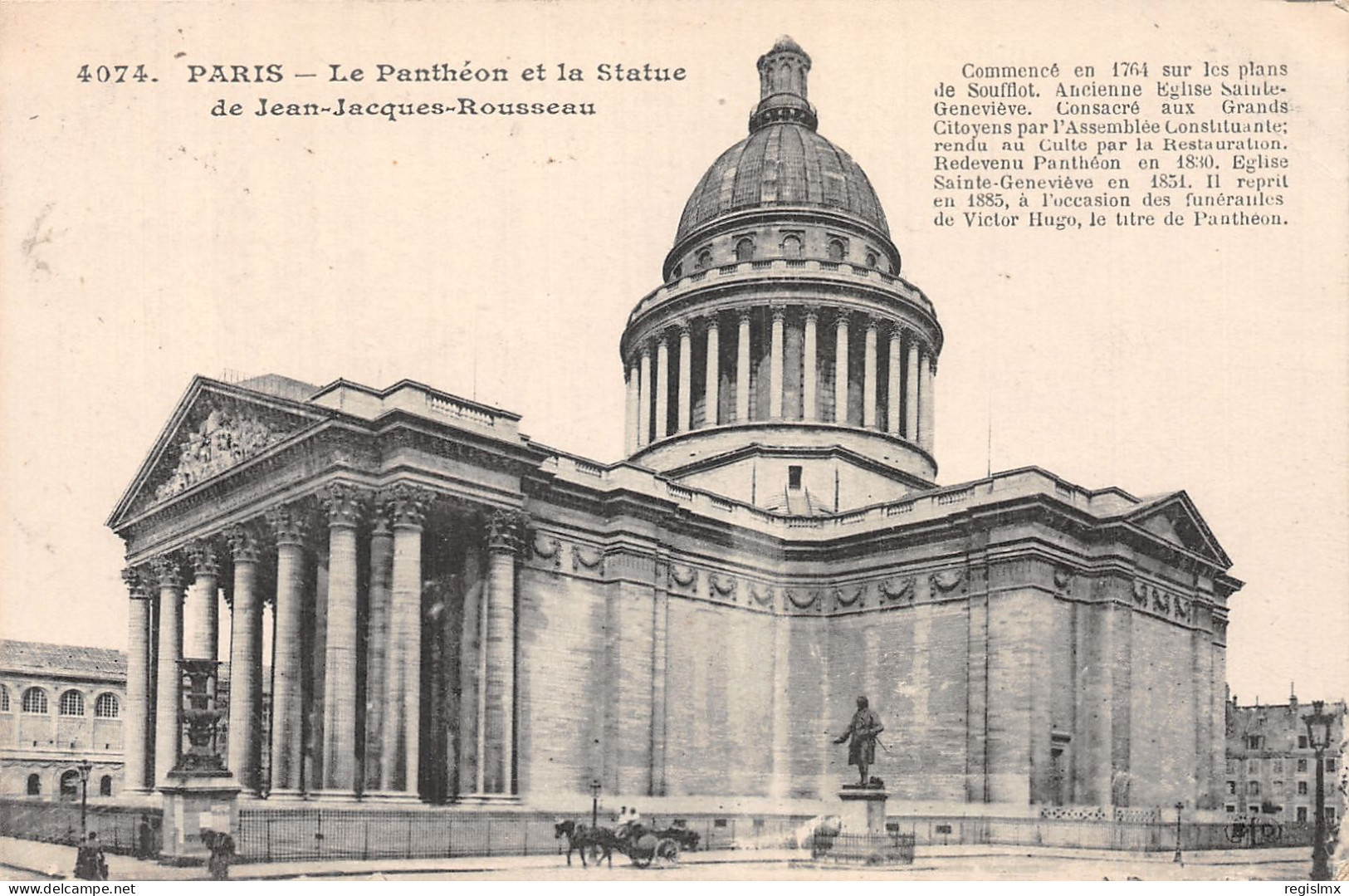 75-PARIS LE PANTHEON-N°T1045-B/0061 - Panthéon