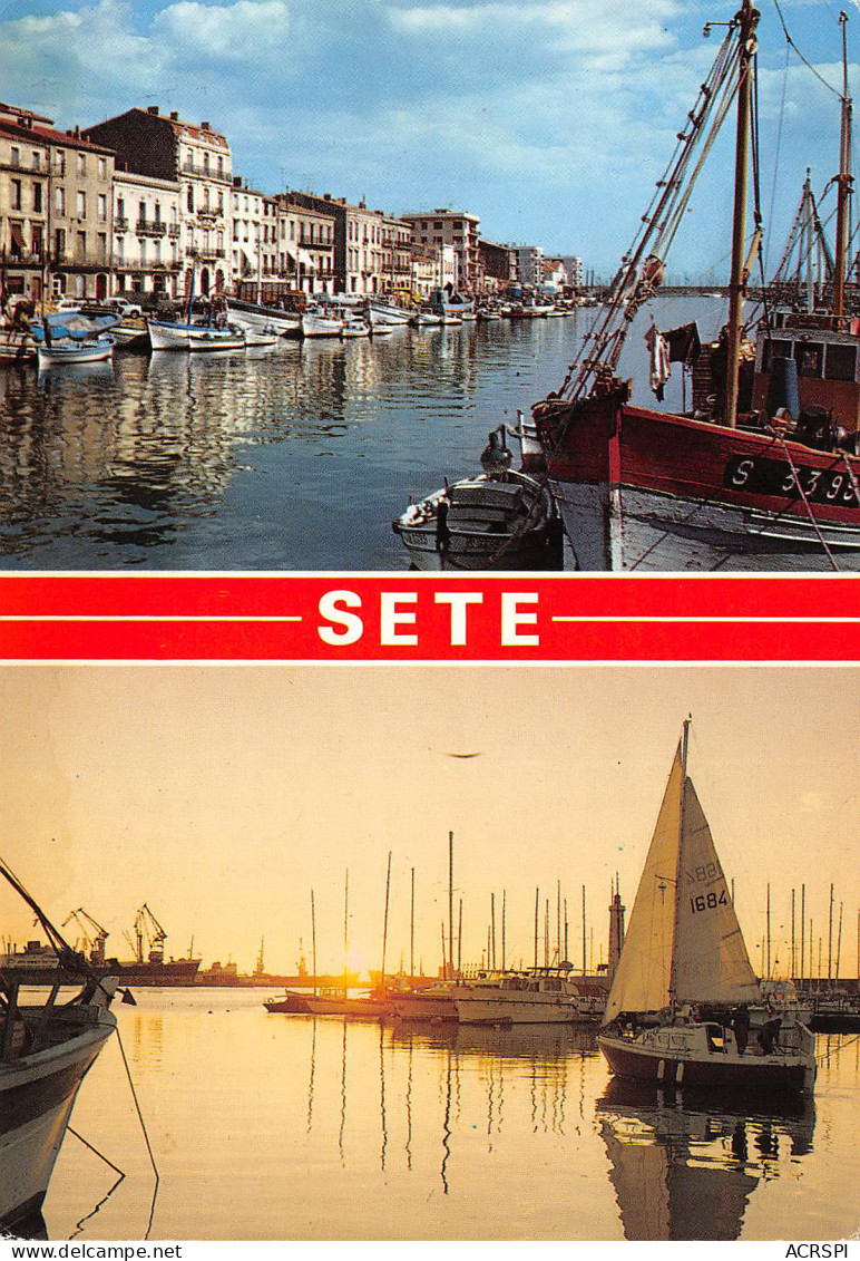 CETTE SETE Canal Et Port  4   (scan Recto-verso)MA2298Bis - Sete (Cette)