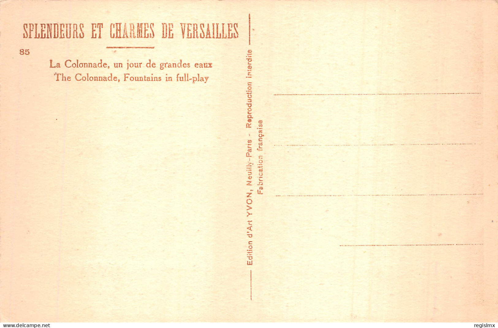 78-VERSAILLES-N°T1045-E/0383 - Versailles