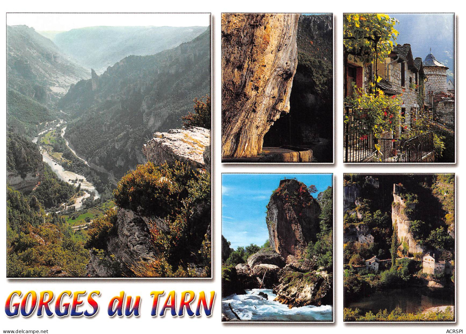 GORGES DU TARN St Enimie Castelbouc Christ  14 (scan Recto-verso)MA2298Ter - Gorges Du Tarn