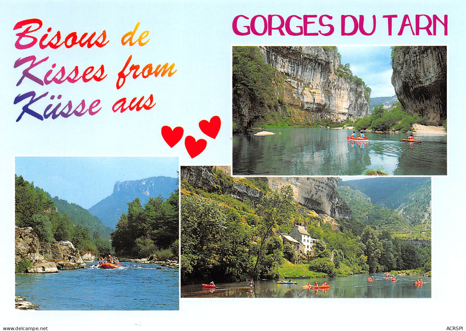Gorges Du Tarn Bisous  18 (scan Recto-verso)MA2298Ter - Gorges Du Tarn