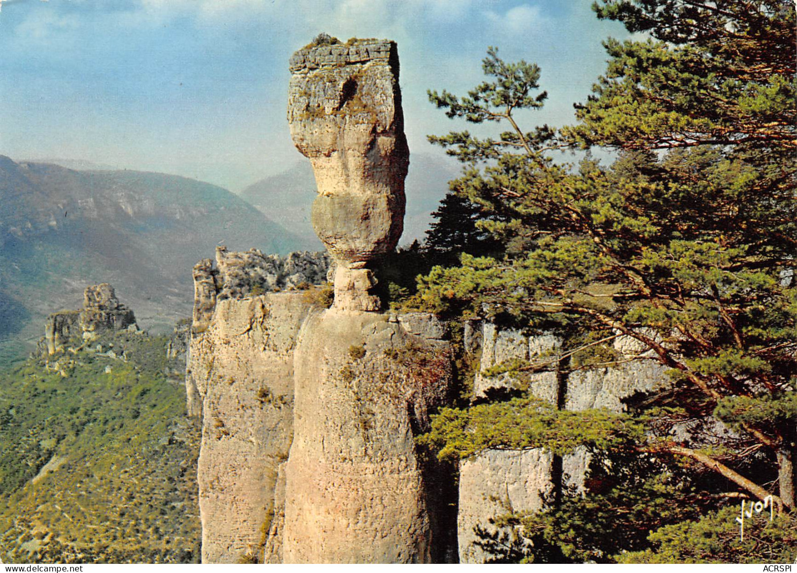 GORGES DE LA JONTE  Rocher De Capluc Et Vase De Sevre  17 (scan Recto-verso)MA2298Ter - Gorges Du Tarn