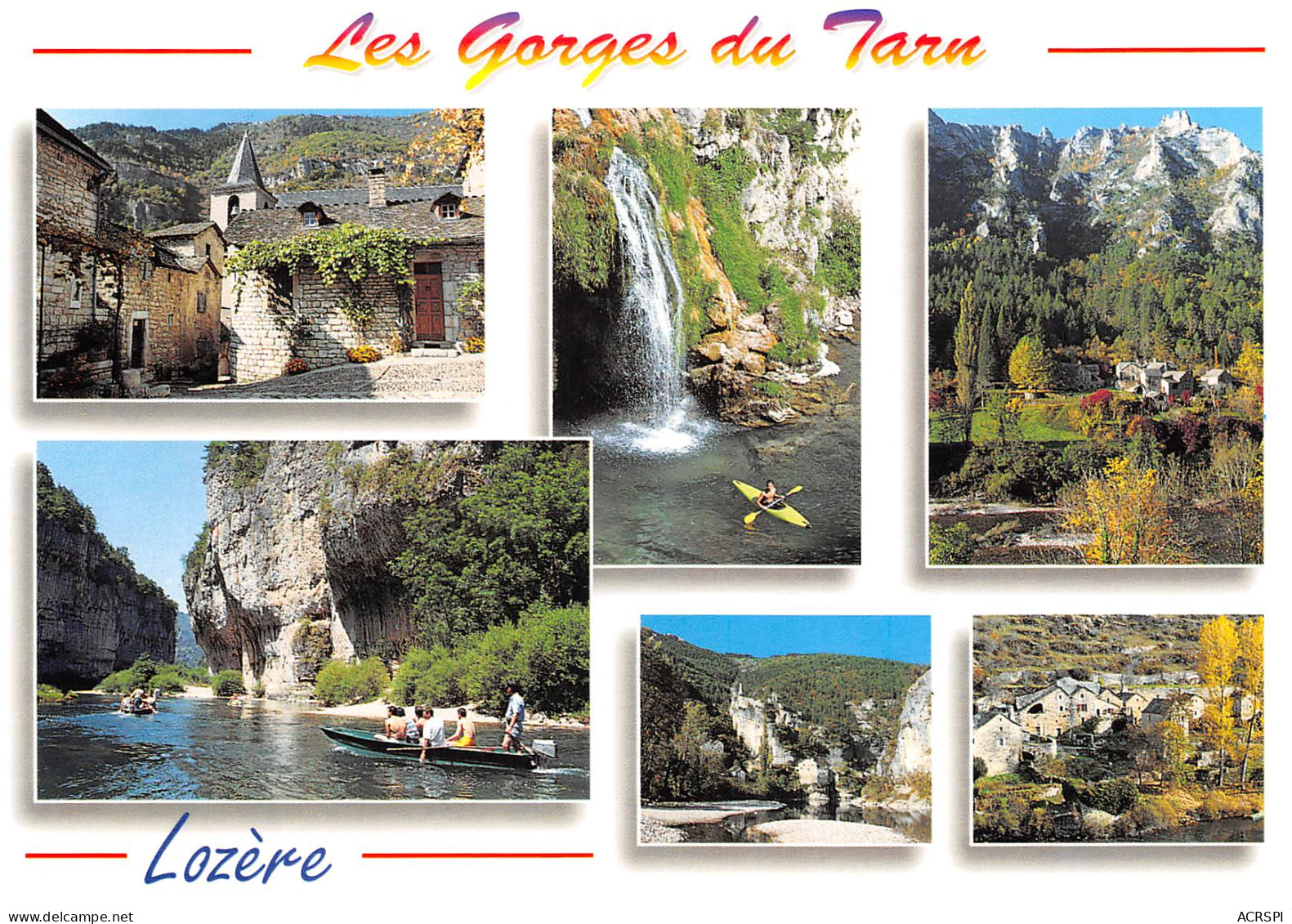 GORGES DU TARN  Multivue  16 (scan Recto-verso)MA2298Ter - Gorges Du Tarn