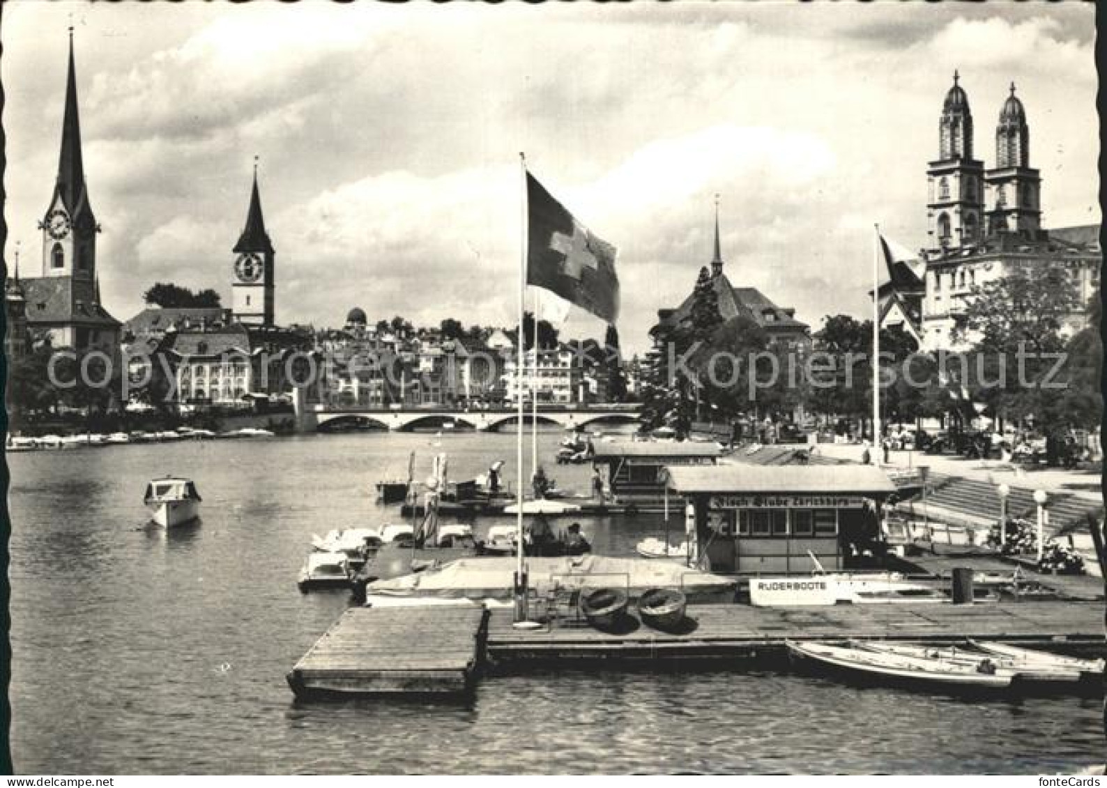 12228191 Zuerich Limmat Mit Fraumuenster St. Peter Grossmuenster Zuerich - Other & Unclassified