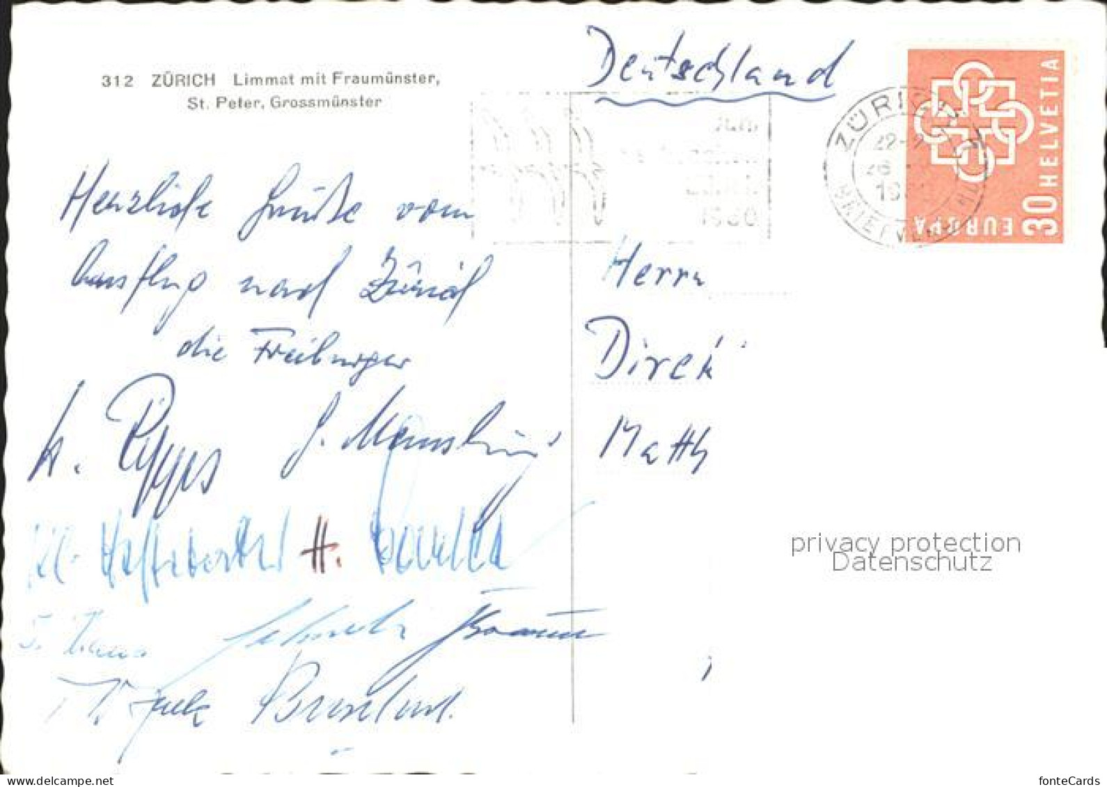 12228191 Zuerich Limmat Mit Fraumuenster St. Peter Grossmuenster Zuerich - Other & Unclassified