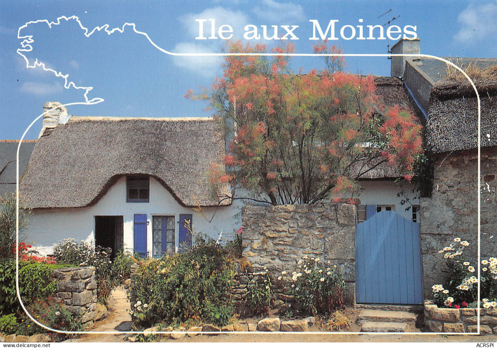 Ile Aux Moines Chaumiere Bretonne 17  (scan Recto-verso)MA2298Und - Ile Aux Moines