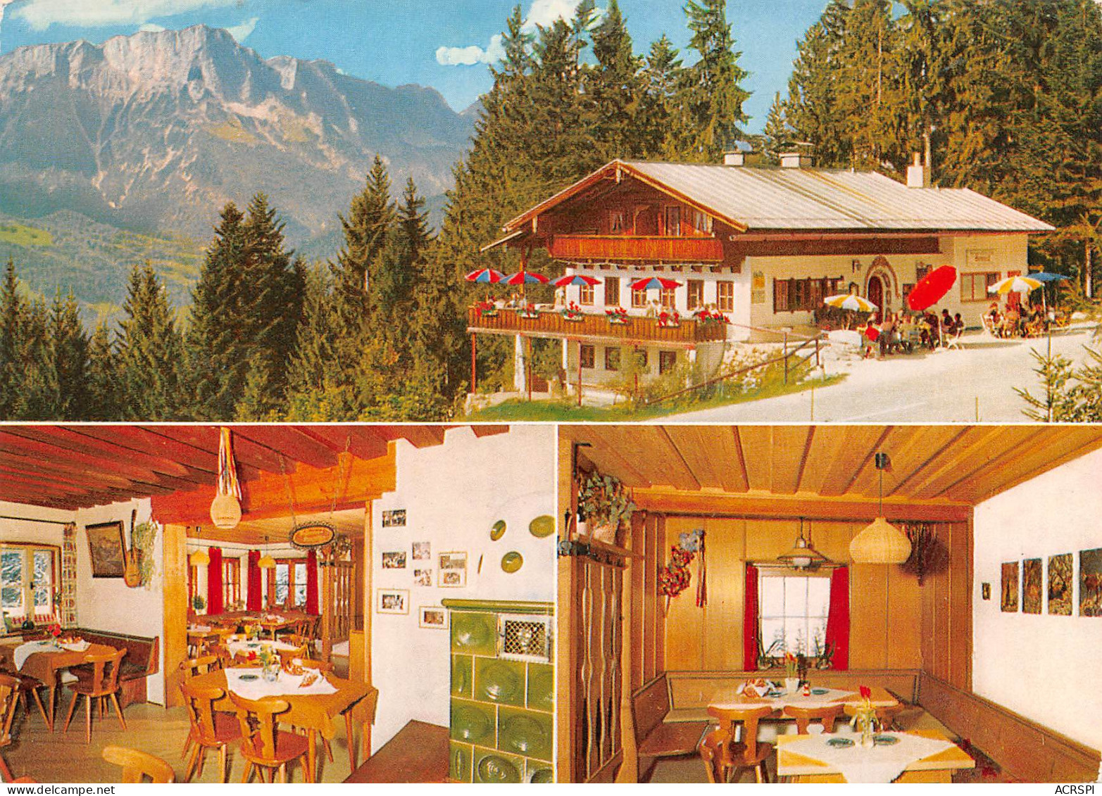 Berchtesgaden Gasthaus Cafe Sonneck Untersberg Berchtesgaden  15 (scan Recto-verso)MA2298Vic - Berchtesgaden