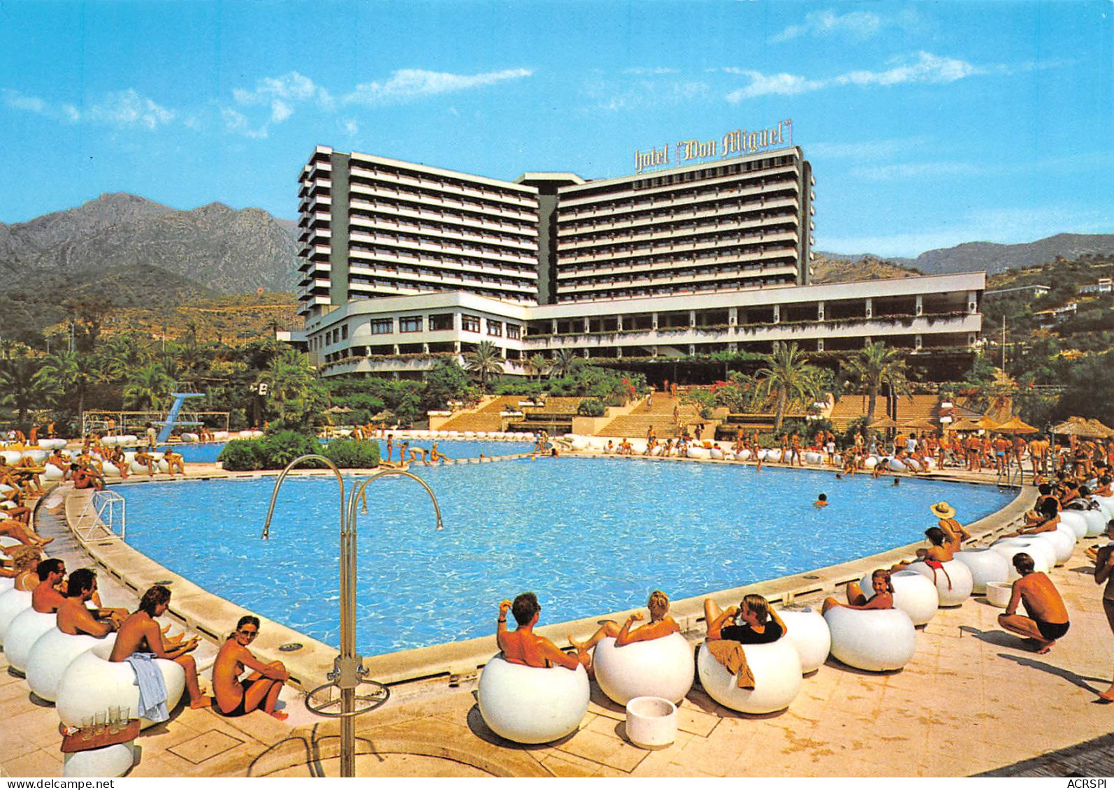 Espagne Mabella Hotel Don Miguel Club Mediterranée  Femme Seins Nus  32 (scan Recto-verso)MA2298Vic - Málaga