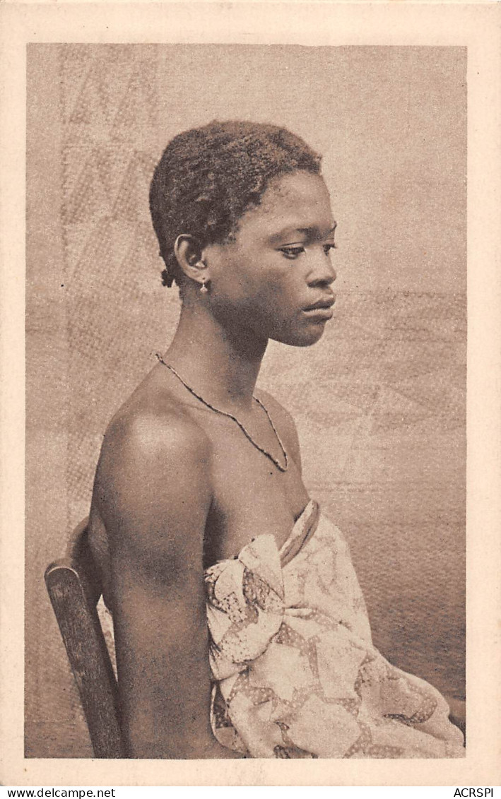 GABON  Jeune Fille  Fillette Girl  GALOASE  14 (scan Recto-verso)MA2299Bis - Gabon