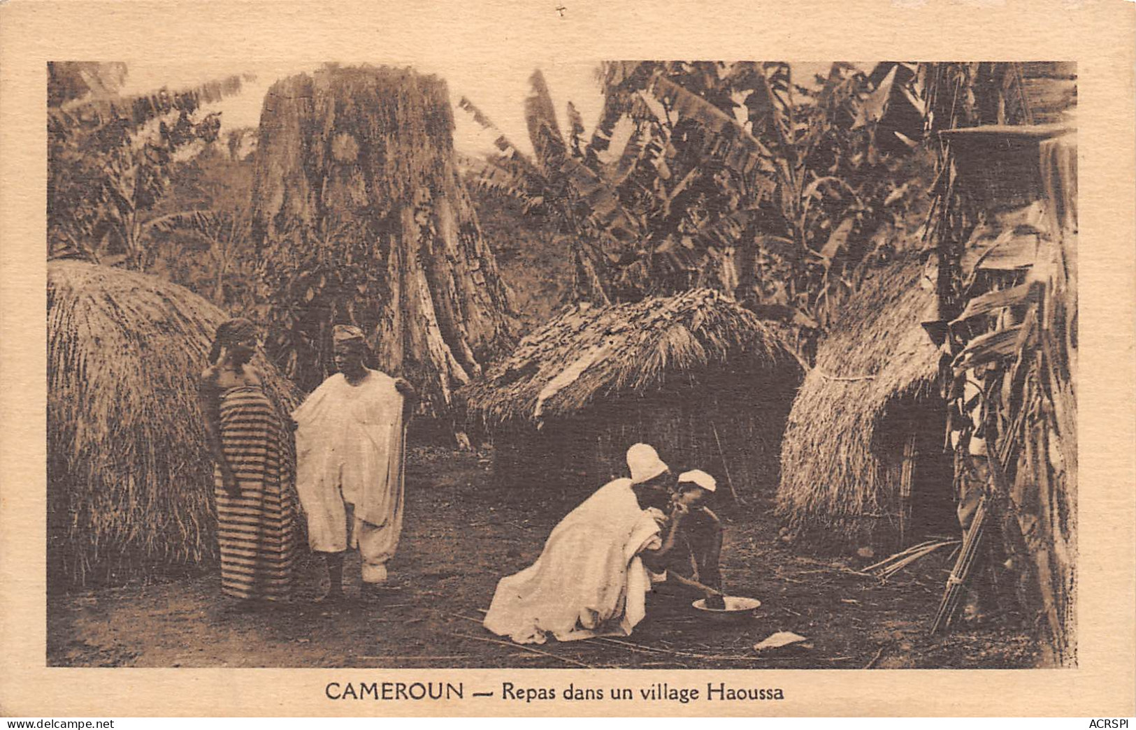 CAMEROUN  Repas Dans Un Village HAOUSSA  16 (scan Recto-verso)MA2299Bis - Cameroun