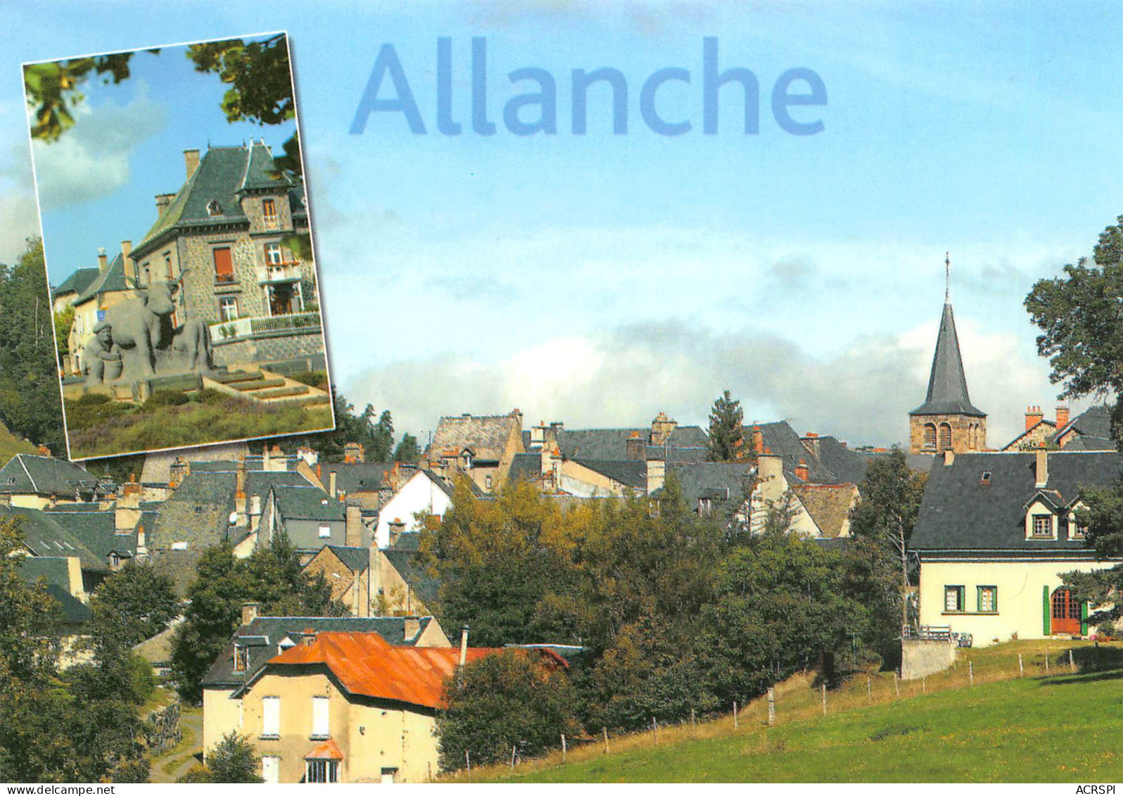 ALLANCHE   Vue Sur L'église  28 (scan Recto-verso)MA2299Ter - Allanche