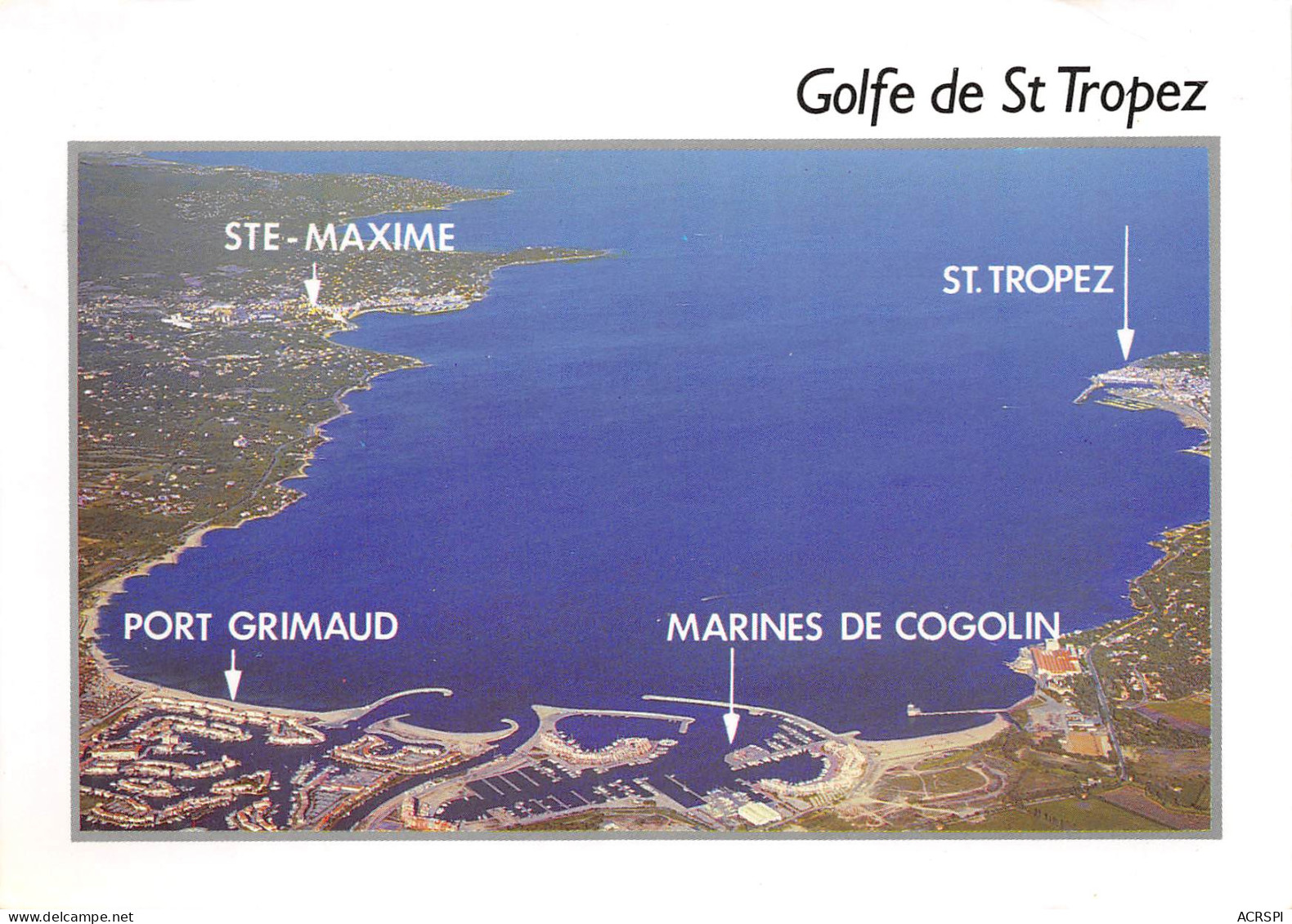 Golfe De SAINT TROPEZ  Cogolin Port Grimaud Ste Maxime  53(scan Recto-verso)MA2299Ter - Saint-Tropez