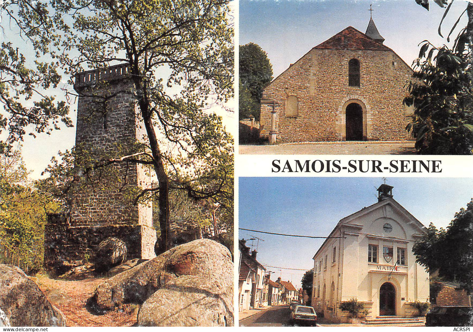 SAMOIS SUR SEINE Multivue     13 (scan Recto-verso)MA2299Vic - Samois