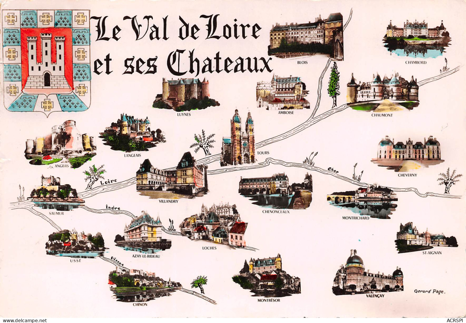 37 Indre Et Loire  Chateaux Du Val De Loire   25 (scan Recto-verso)MA2299Vic - Other & Unclassified