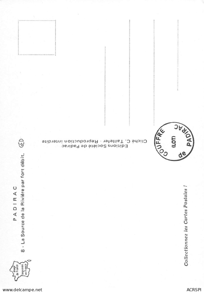 PADIRAC  La Source Par Fort Débit   35 (scan Recto-verso)MA2299Vic - Padirac