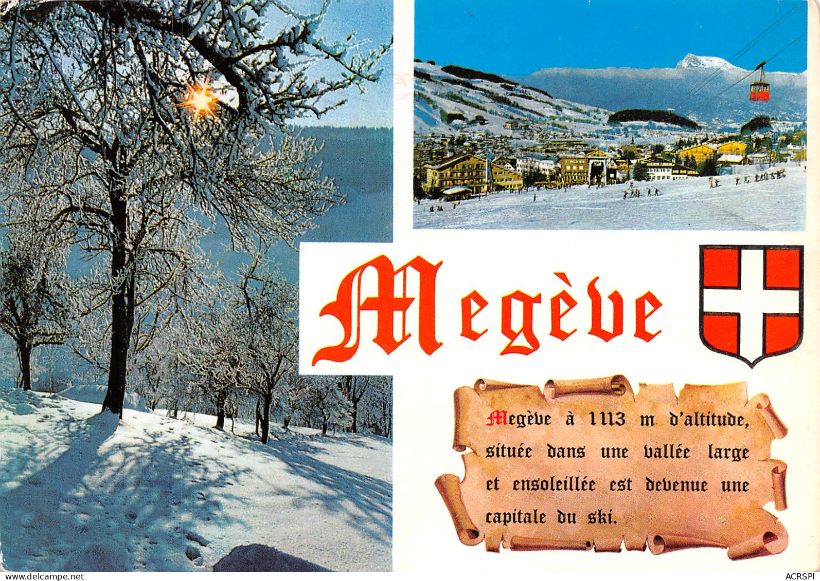 MEGEVE Multivue   44 (scan Recto-verso)MA2299Vic - Megève