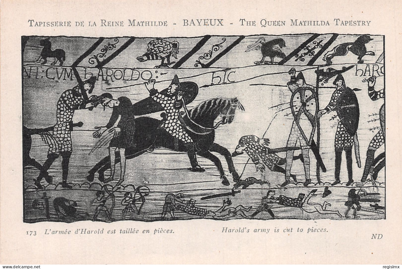 14-BAYEUX TAPISSERIE DE LA REINE MATHILE-N°T1046-A/0199 - Bayeux