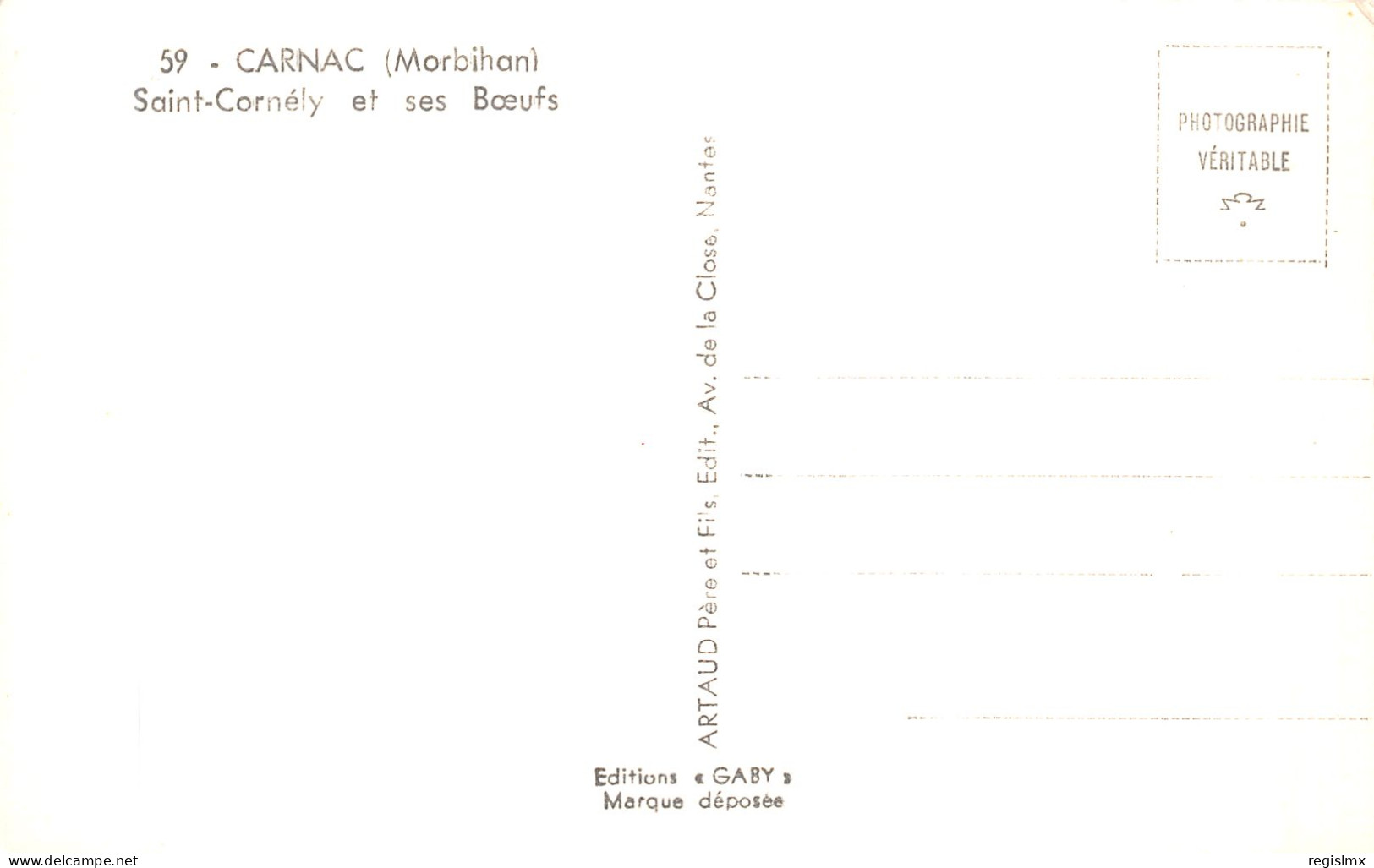 56-CARNAC-N°T1046-F/0033 - Carnac