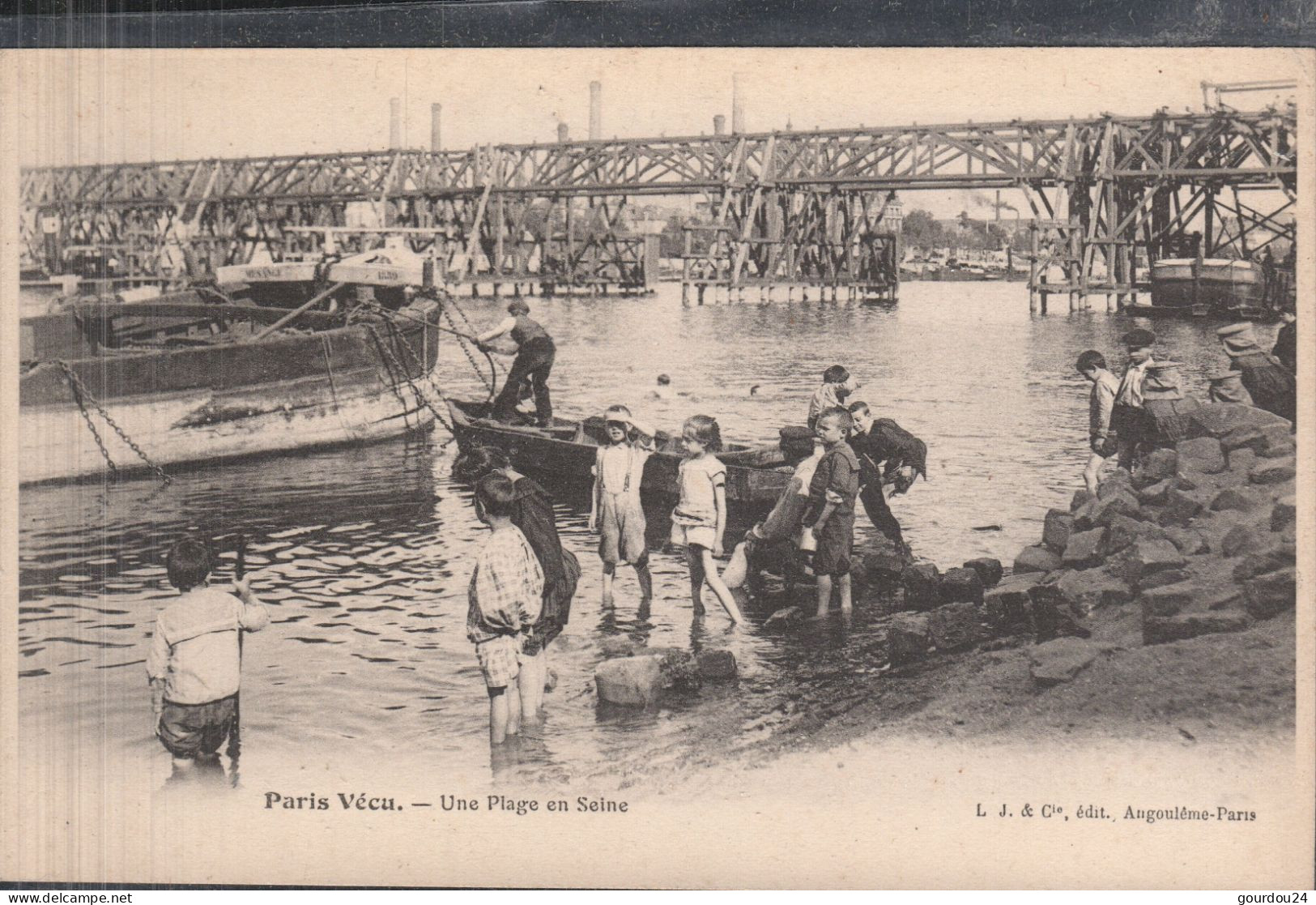 PARIS Vécu - Une Plage En Seine - Métro Parisien, Gares