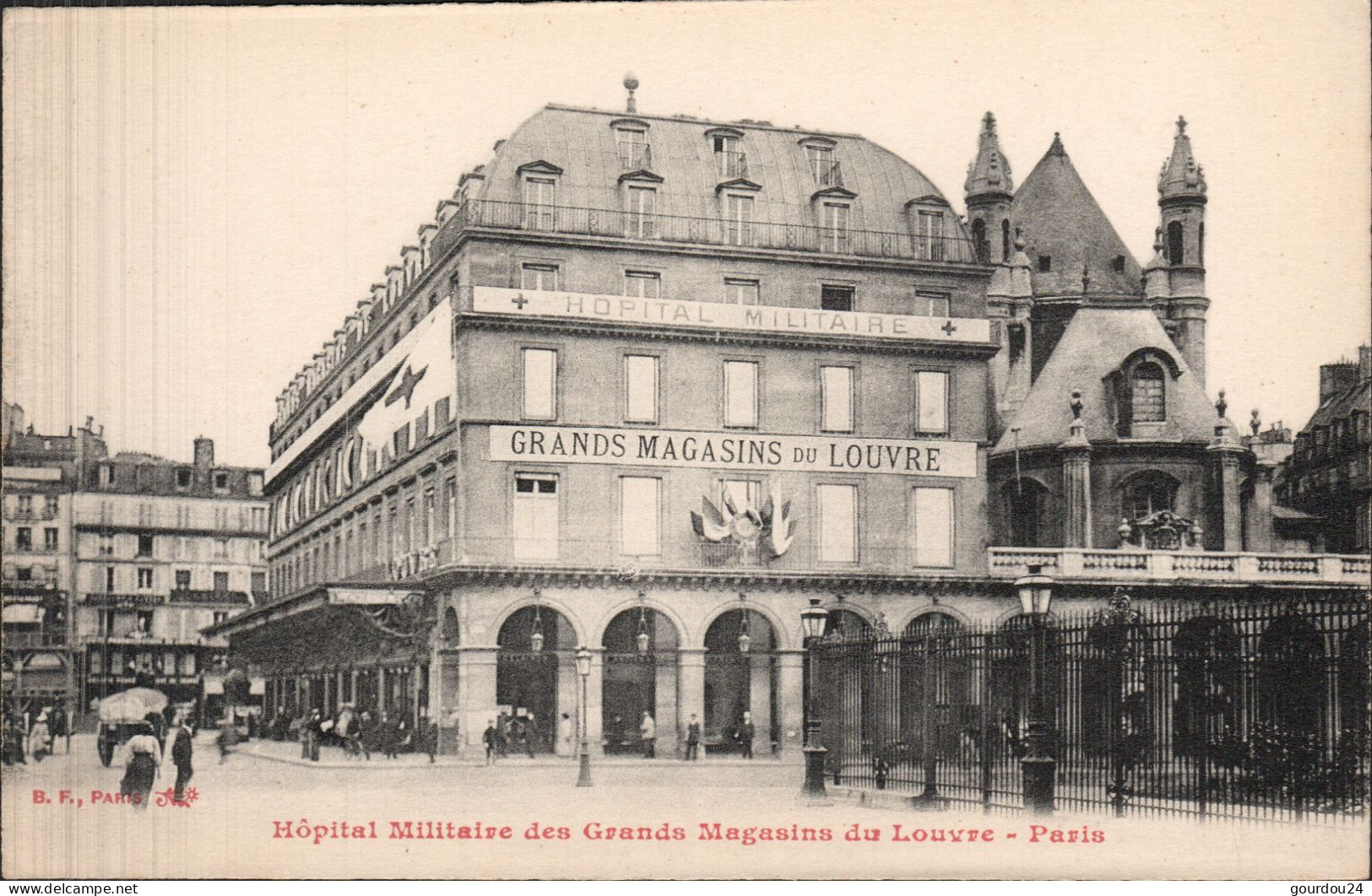 PARIS - Hôpital Militaire Des Grands Magasins Du Louvre - Salud, Hospitales