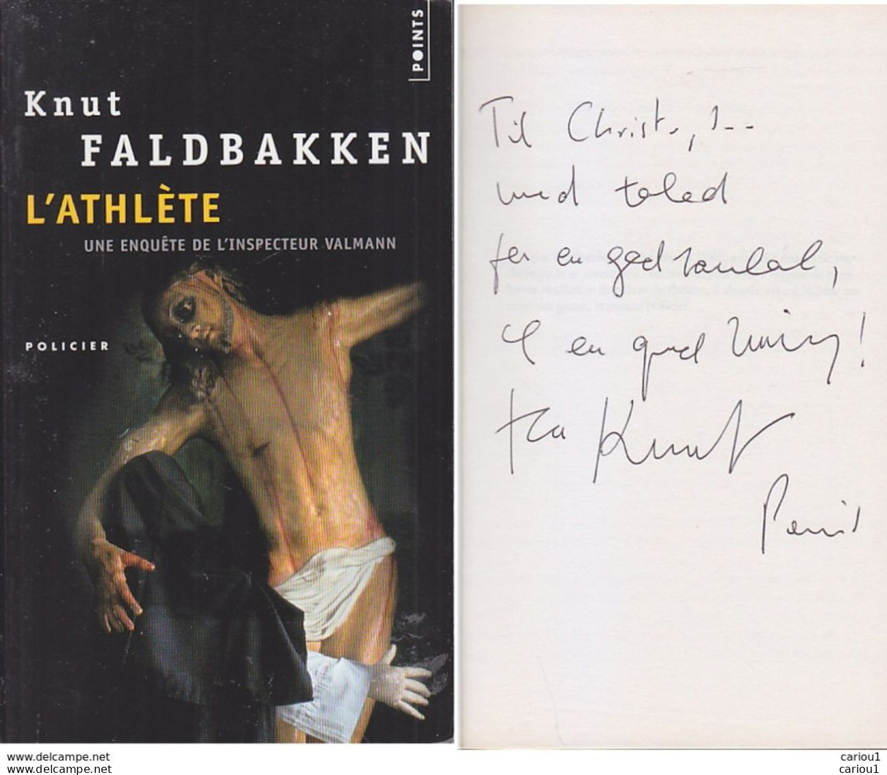 C1 Knut FALDBAKKEN - L ATHLETE Envoi DEDICACE Signed NORVEGE  PORT INCLUS FRANCE - Other & Unclassified